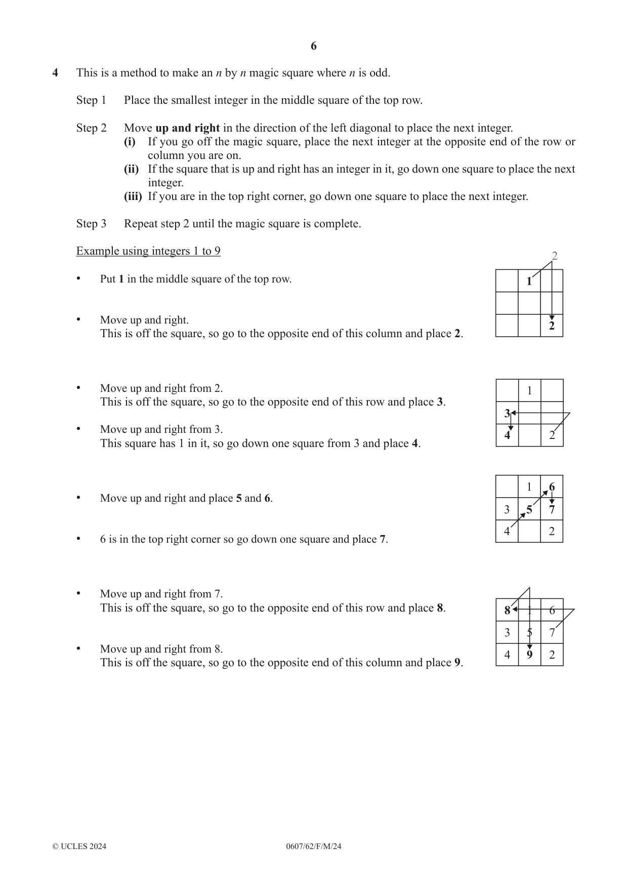 Cambridge IGCSE Mathematics - International 0607 2024 Feb/March Paper 6 · Variant 2 question paper, page 6 of 16
