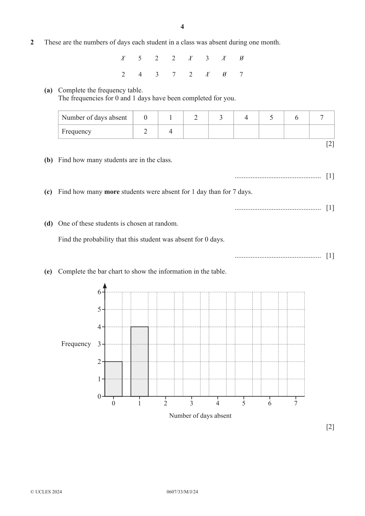 Cambridge IGCSE Mathematics - International 0607 2024 May/June Paper 3 · Variant 3 question paper, page 4 of 20