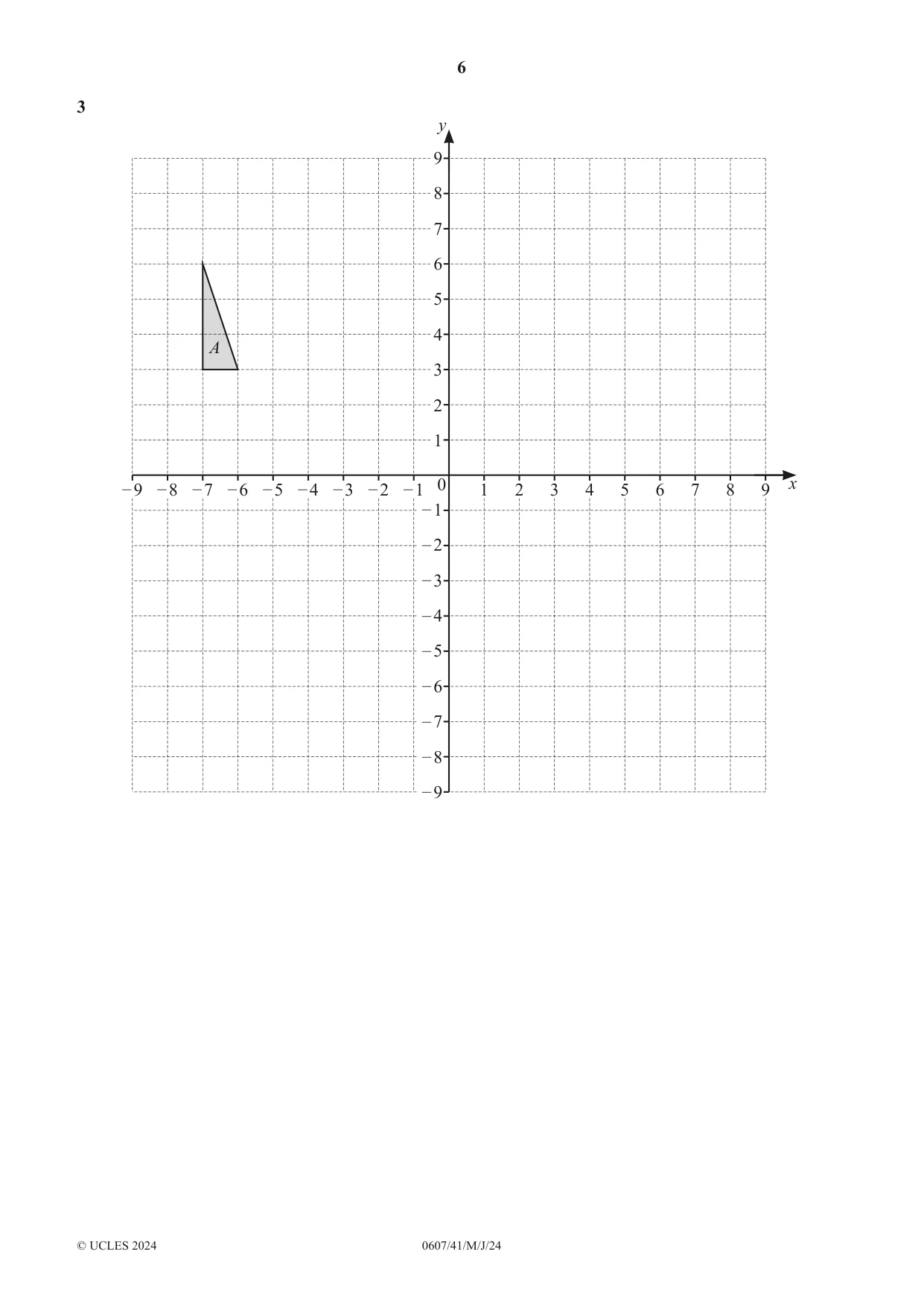 Cambridge IGCSE Mathematics - International 0607 2024 May/June Paper 4 · Variant 1 question paper, page 6 of 20