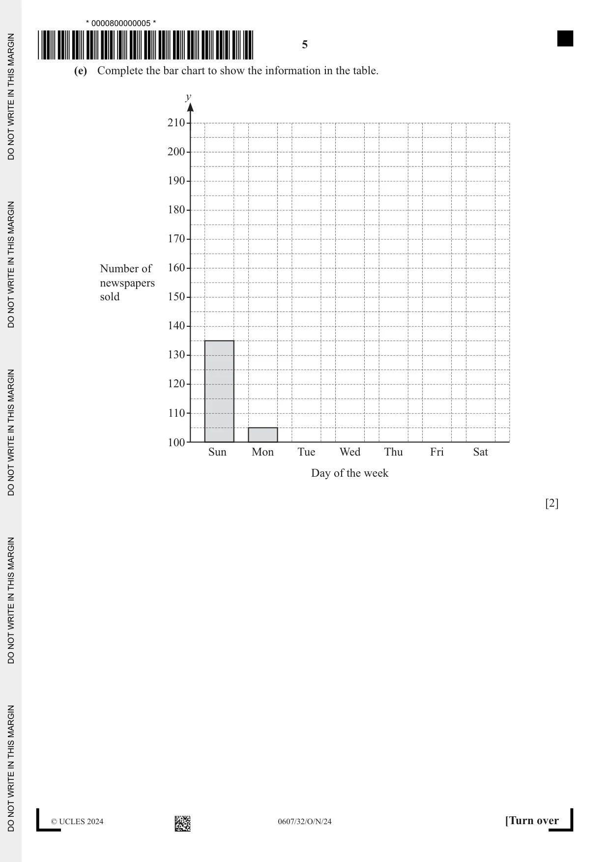 Cambridge IGCSE Mathematics - International 0607 2024 Oct/Nov Paper 3 · Variant 2 question paper, page 5 of 16