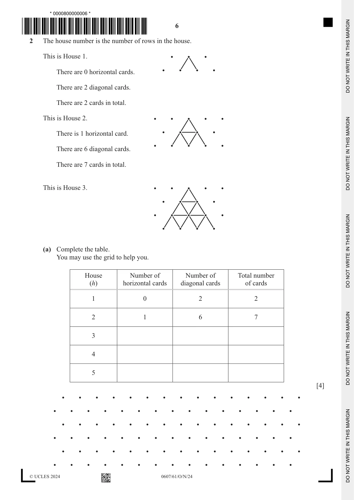 Cambridge IGCSE Mathematics - International 0607 2024 Oct/Nov Paper 6 · Variant 1 question paper, page 6 of 16