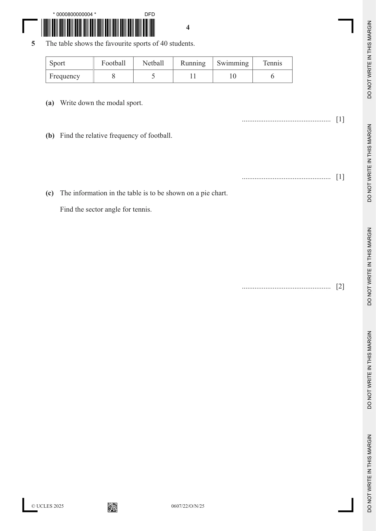 Cambridge IGCSE Mathematics - International 0607 2025 Oct/Nov Paper 2 · Variant 2 question paper, page 4 of 16