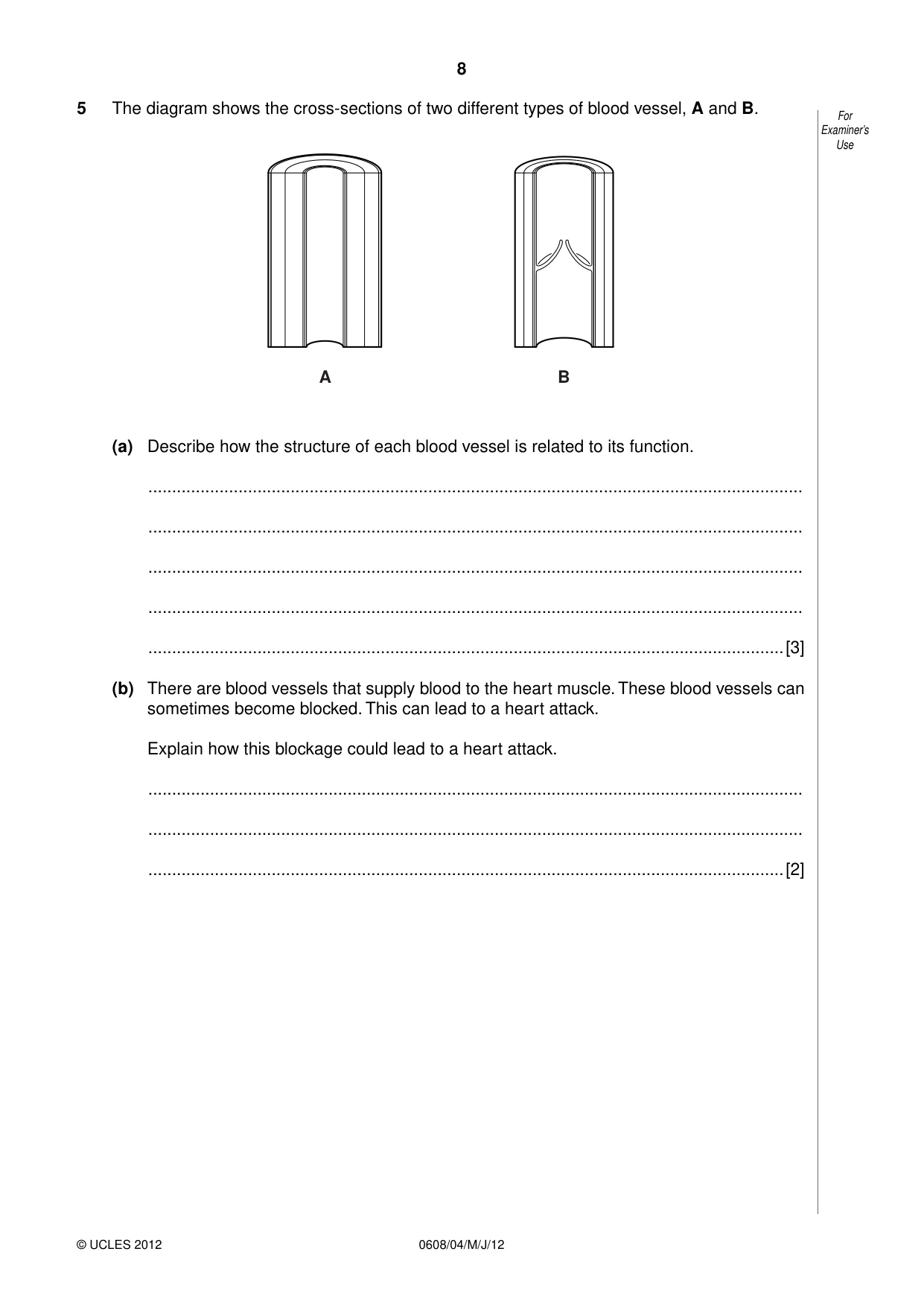 Cambridge IGCSE Twenty-First Century Science 0608 2012 May/June Paper 4 · Variant 1 question paper, page 8 of 16