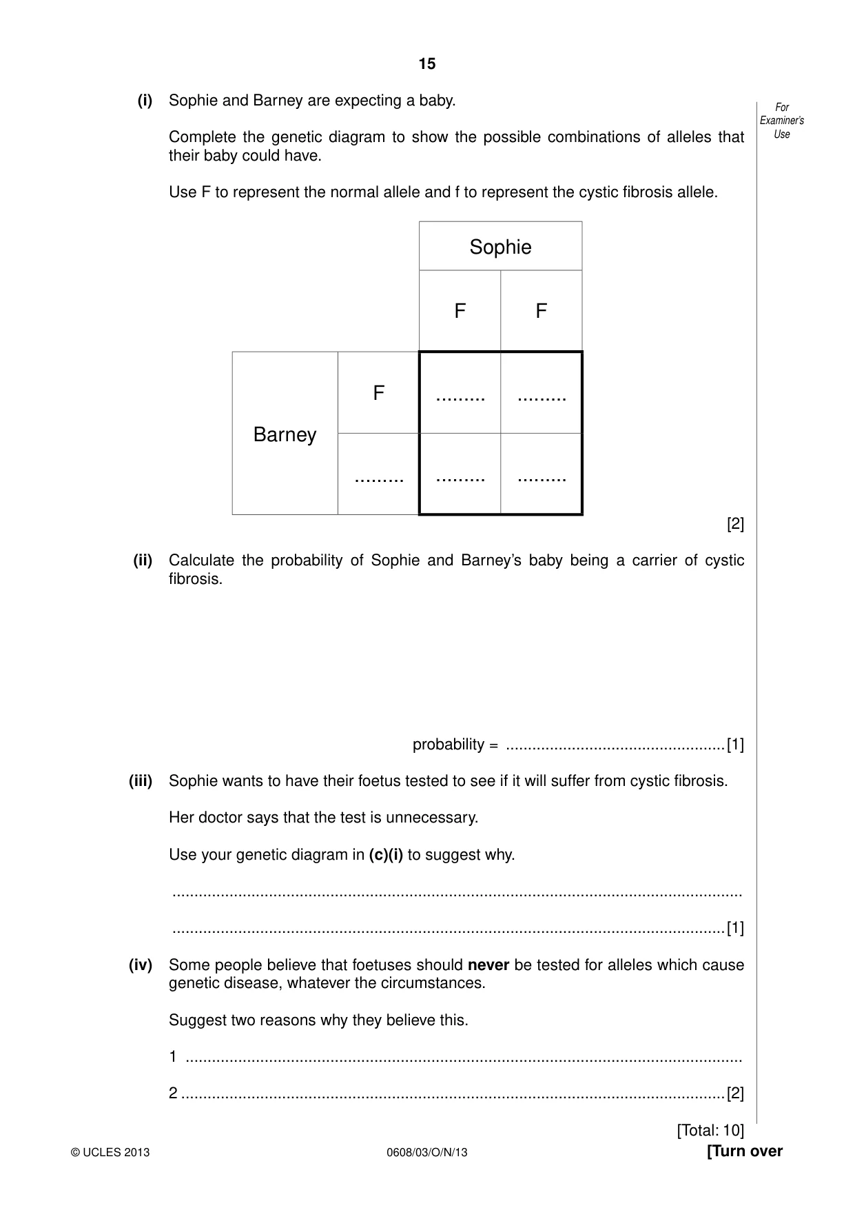 Cambridge IGCSE Twenty-First Century Science 0608 2013 Oct/Nov Paper 3 · Variant 1 question paper, page 15 of 16
