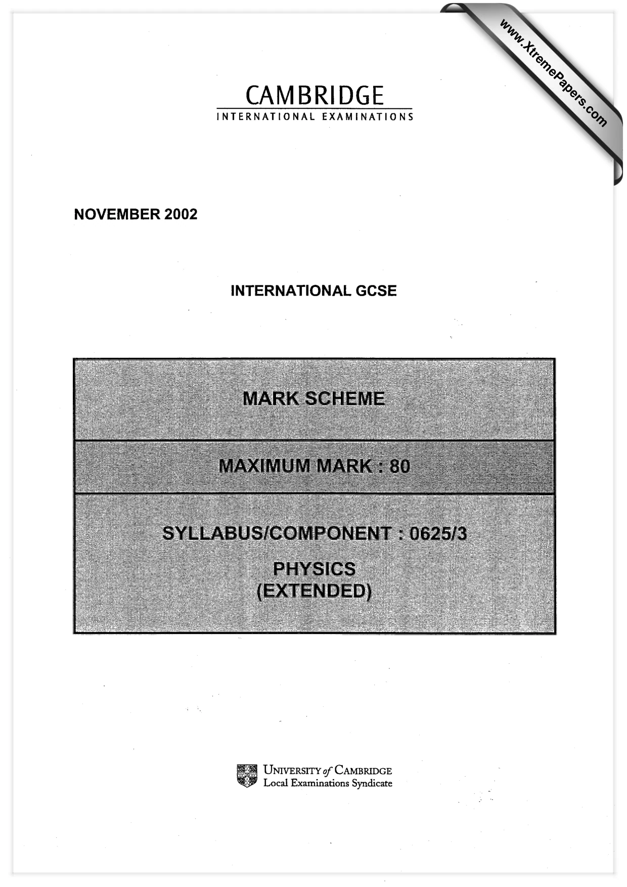 Mark scheme, page 1 of 4