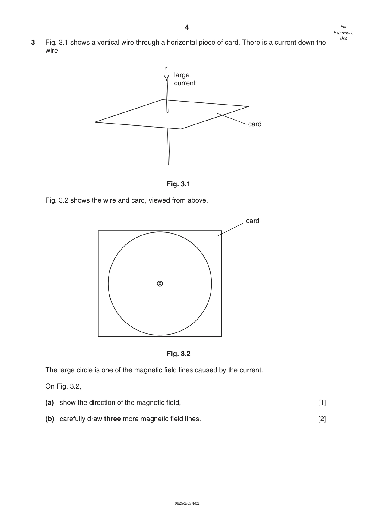 Cambridge IGCSE Physics 0625 2002 Oct/Nov Paper 2 · Variant 1 question paper, page 4 of 20