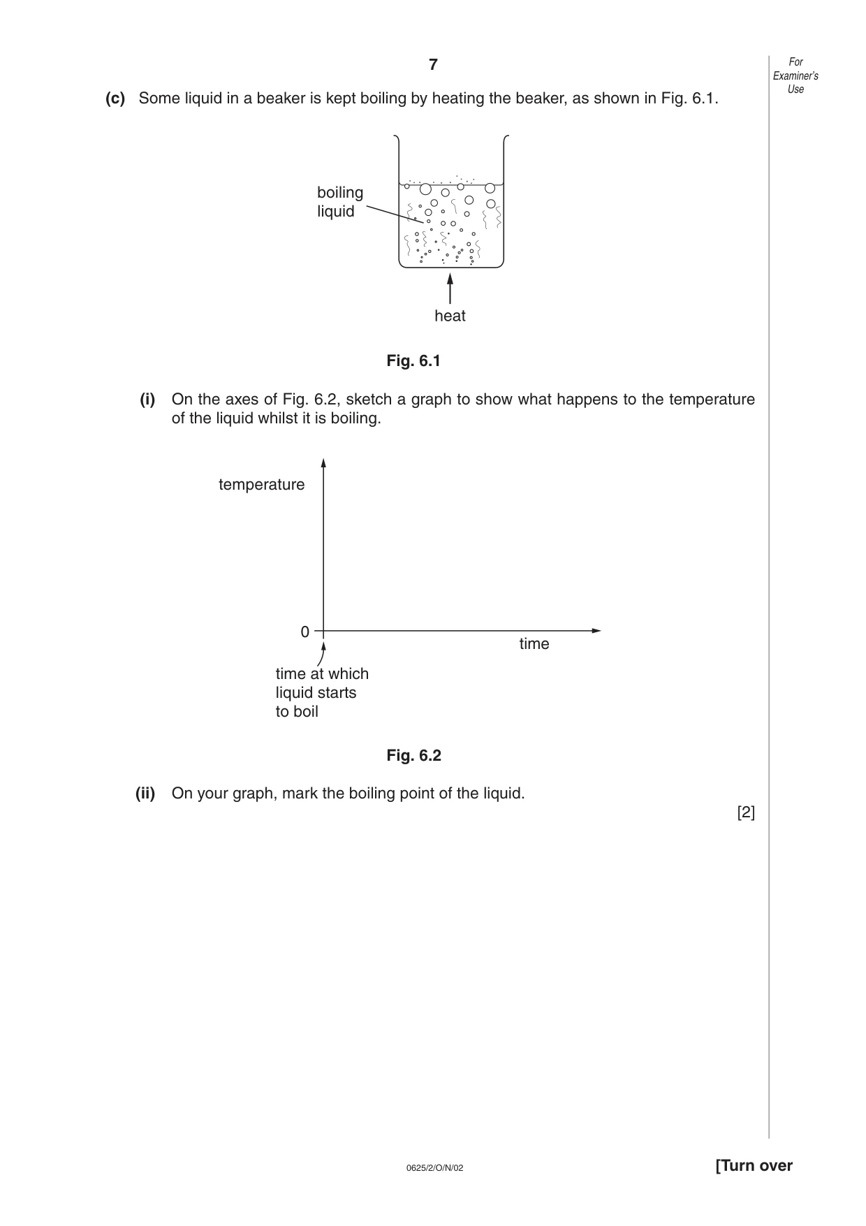 Cambridge IGCSE Physics 0625 2002 Oct/Nov Paper 2 · Variant 1 question paper, page 7 of 20
