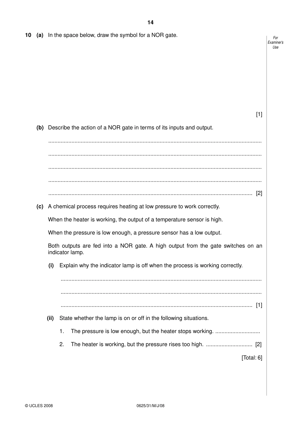 Cambridge IGCSE Physics 0625 2008 May/June Paper 3 · Variant 1 question paper, page 15 of 33