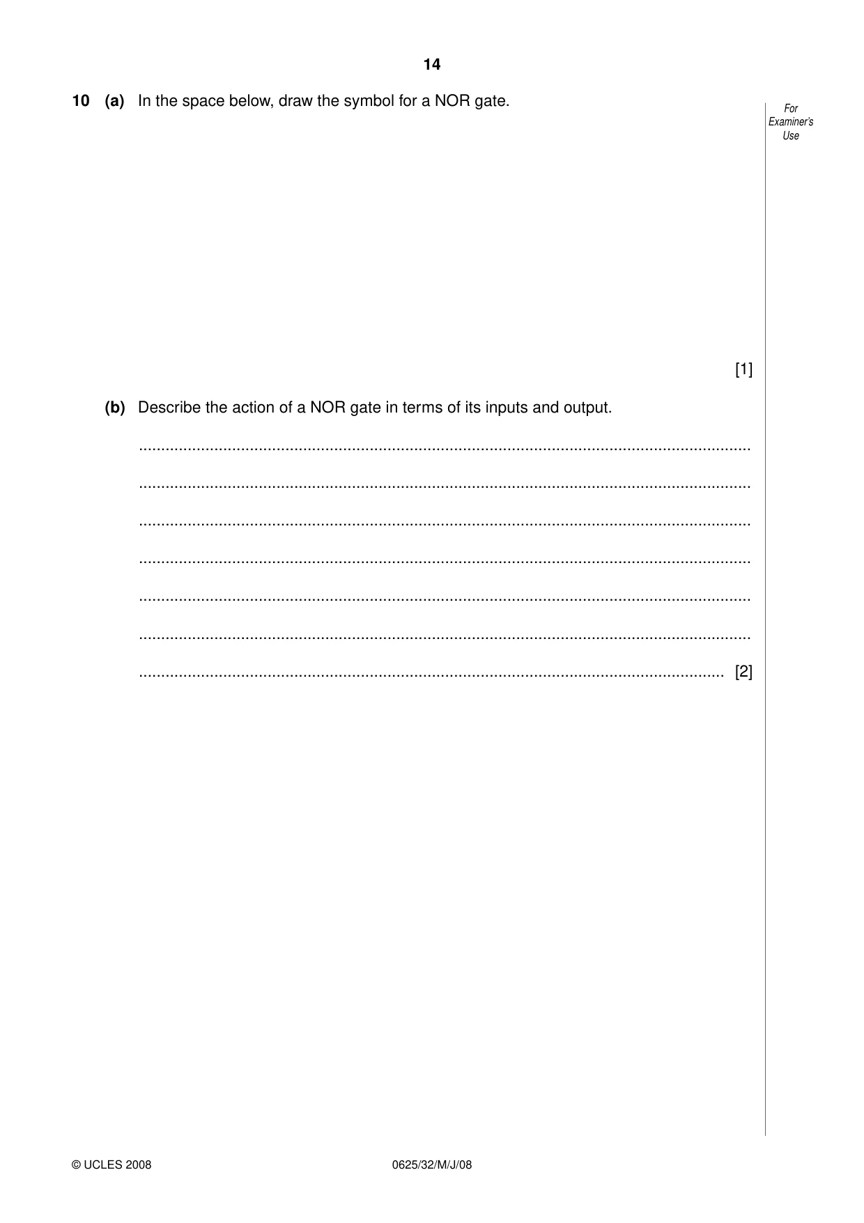 Cambridge IGCSE Physics 0625 2008 May/June Paper 3 · Variant 1 question paper, page 31 of 33