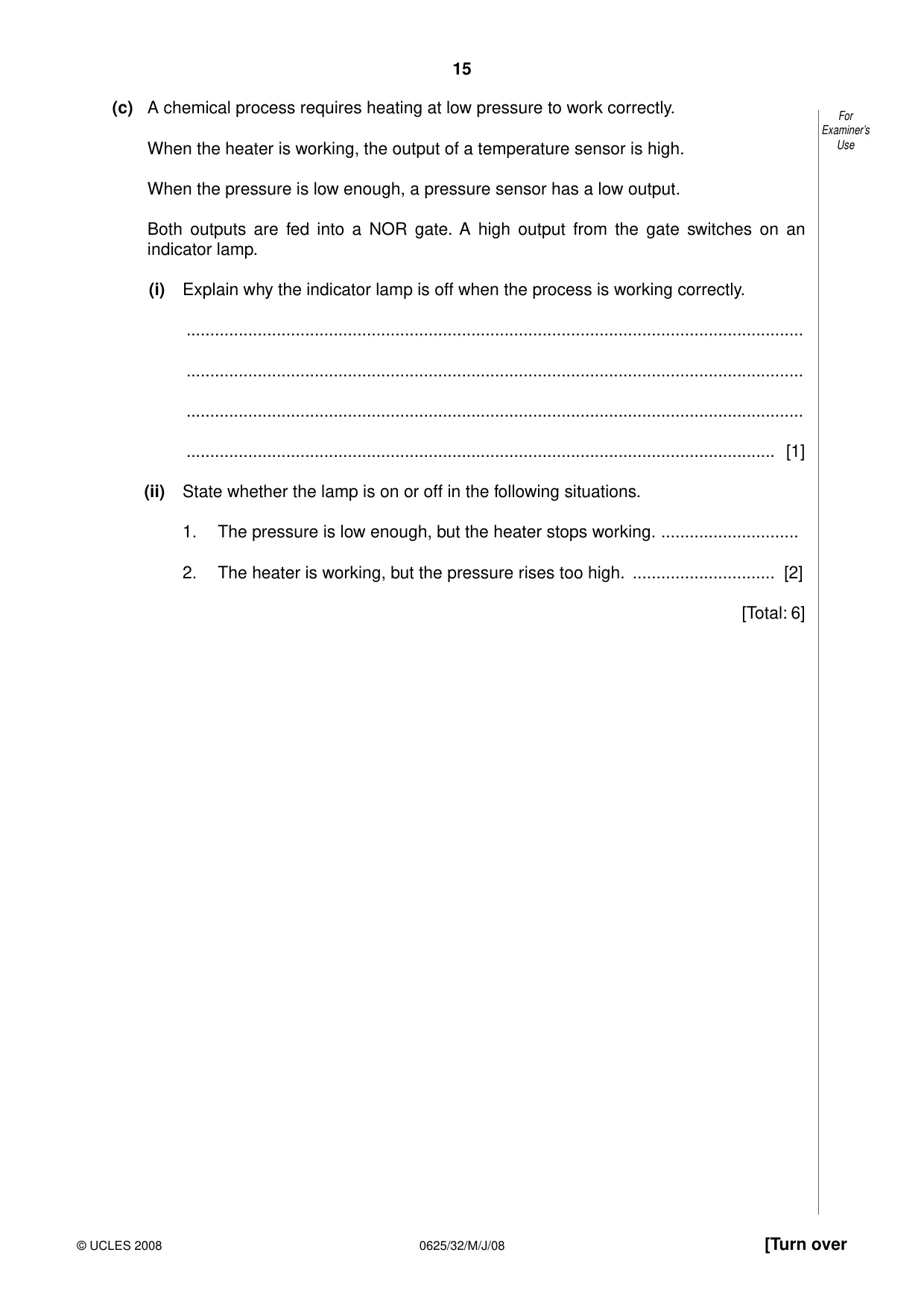 Cambridge IGCSE Physics 0625 2008 May/June Paper 3 · Variant 1 question paper, page 32 of 33