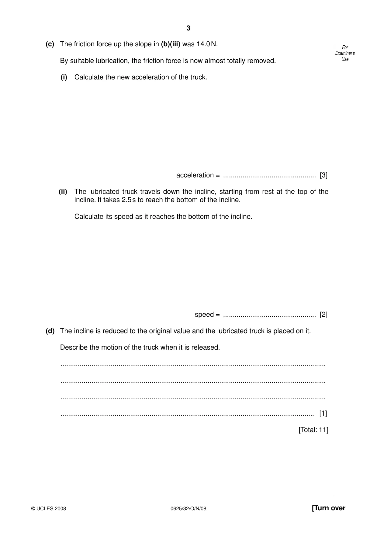 Cambridge IGCSE Physics 0625 2008 Oct/Nov Paper 3 · Variant 0 question paper, page 20 of 33