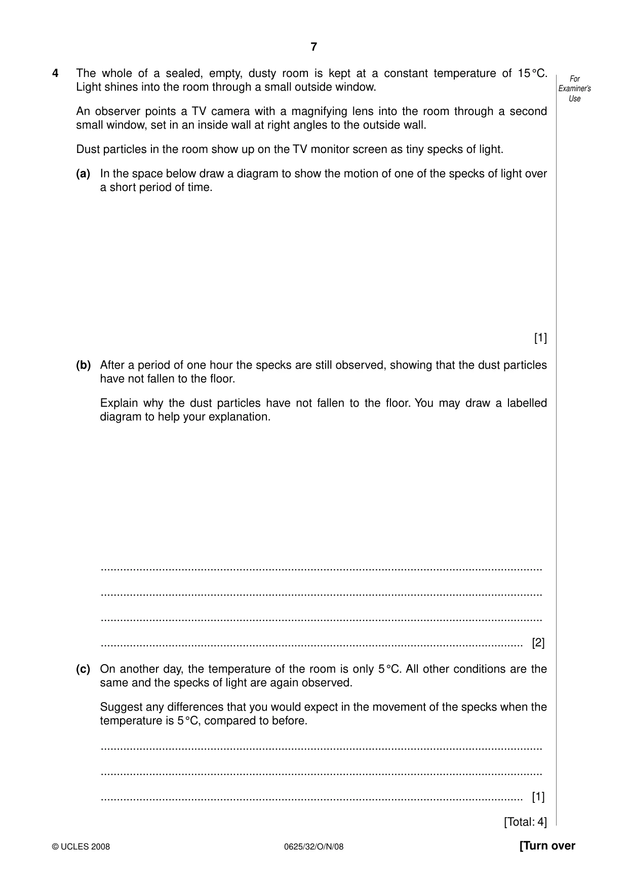 Cambridge IGCSE Physics 0625 2008 Oct/Nov Paper 3 · Variant 0 question paper, page 24 of 33