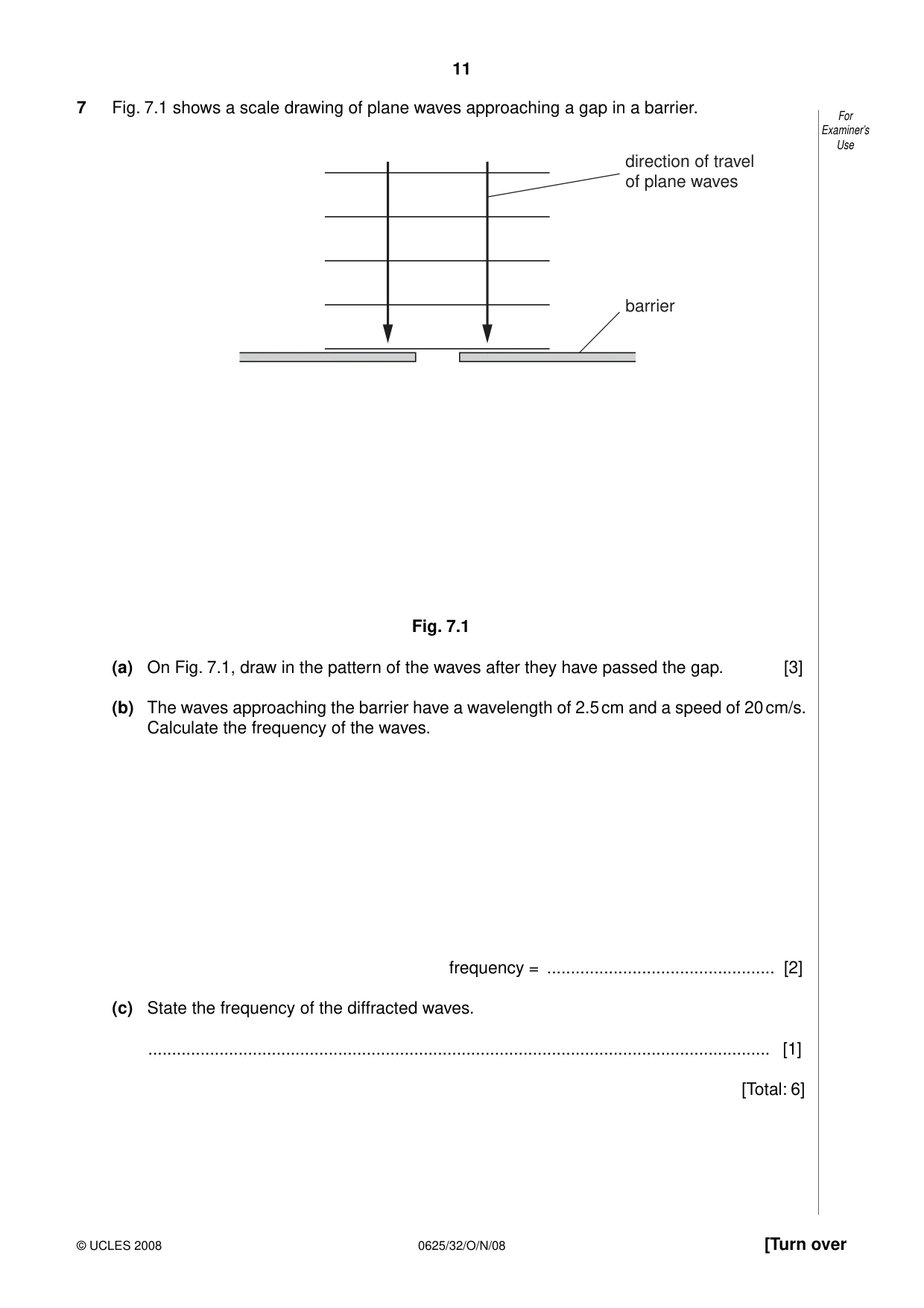Cambridge IGCSE Physics 0625 2008 Oct/Nov Paper 3 · Variant 0 question paper, page 28 of 33