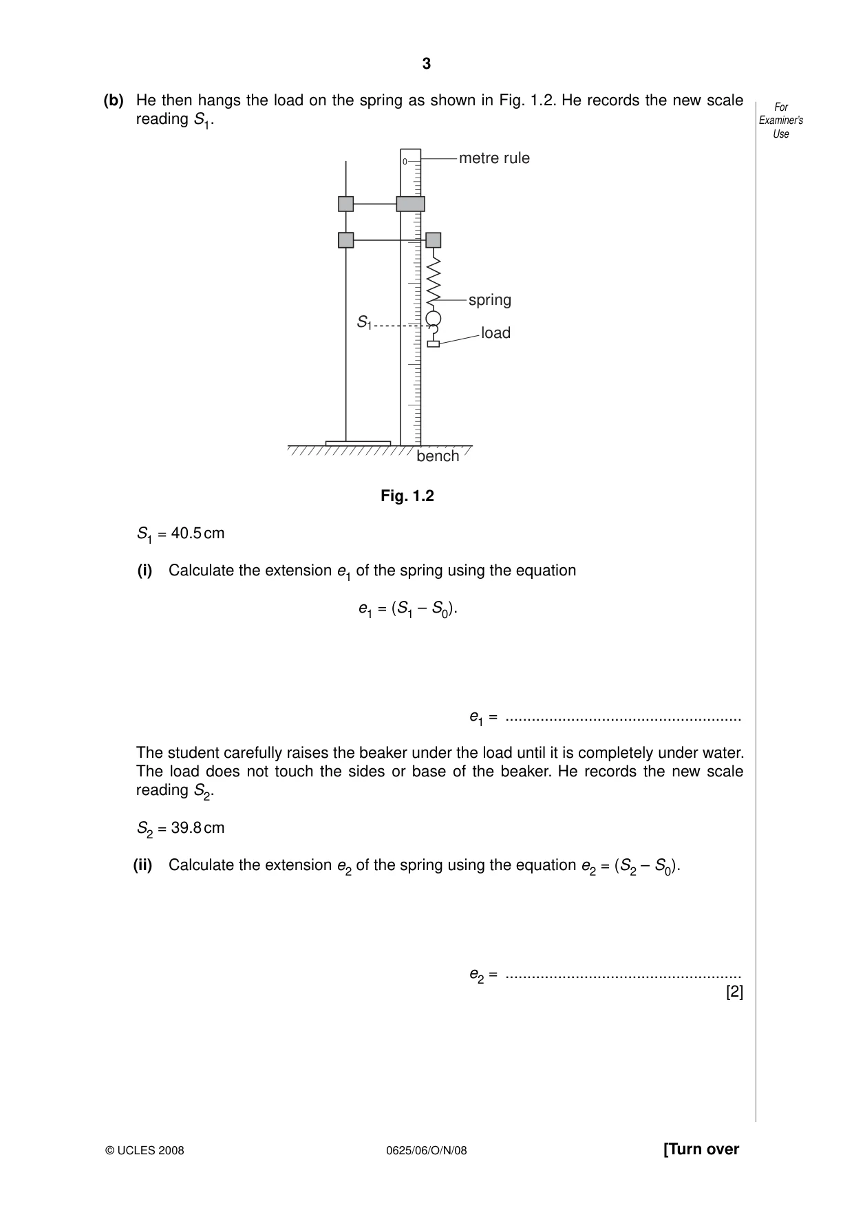 Cambridge IGCSE Physics 0625 2008 Oct/Nov Paper 6 · Variant 1 question paper, page 3 of 12