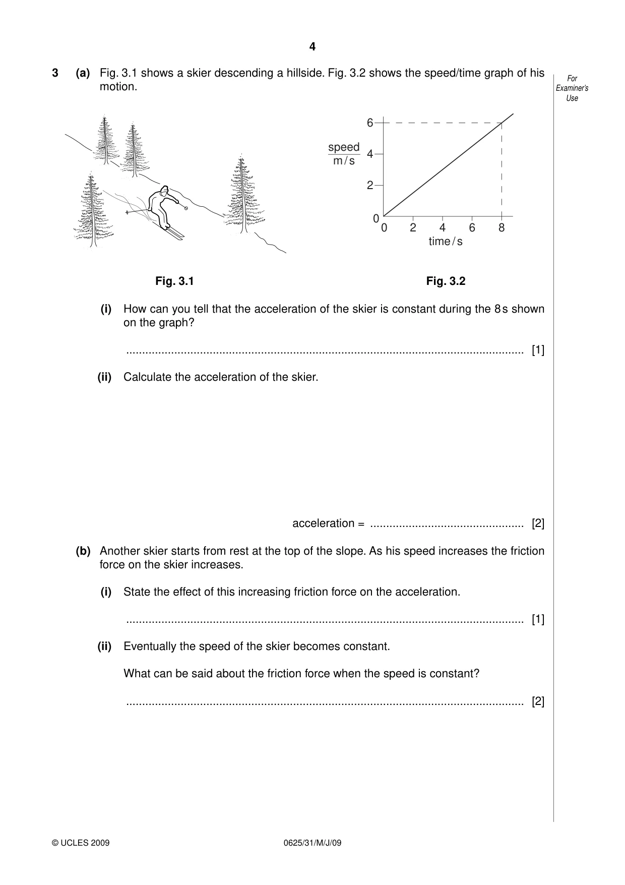 Cambridge IGCSE Physics 0625 2009 May/June Paper 3 · Variant 1 question paper, page 5 of 41