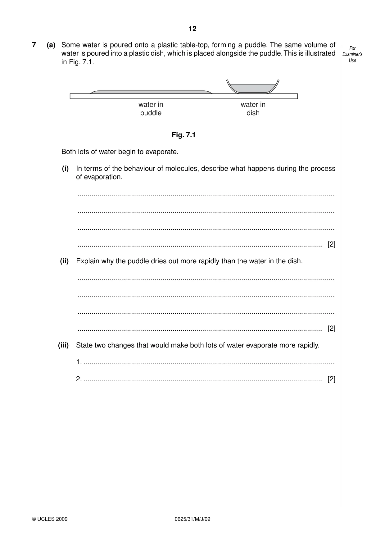 Cambridge IGCSE Physics 0625 2009 May/June Paper 3 · Variant 1 question paper, page 13 of 41
