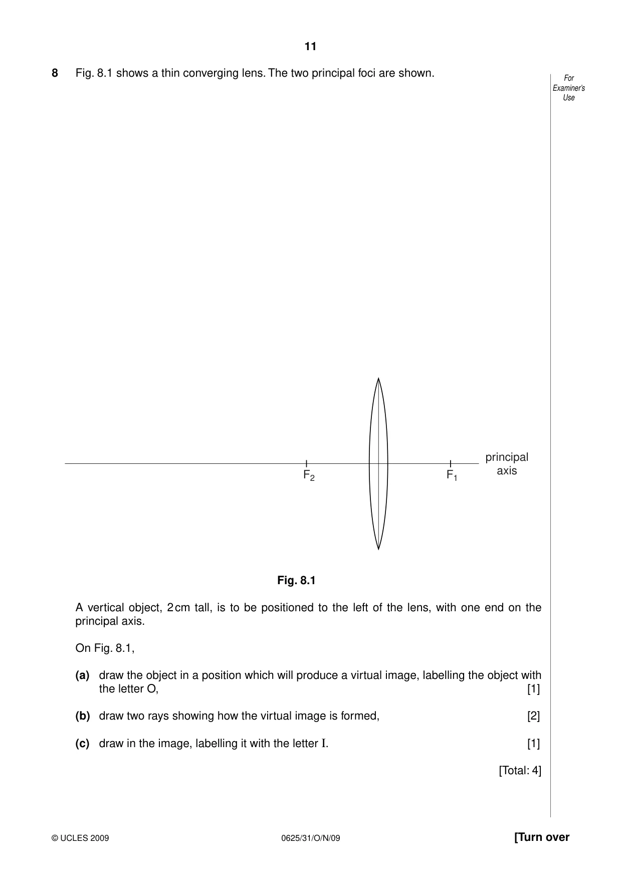 Cambridge IGCSE Physics 0625 2009 Oct/Nov Paper 3 · Variant 1 question paper, page 11 of 16