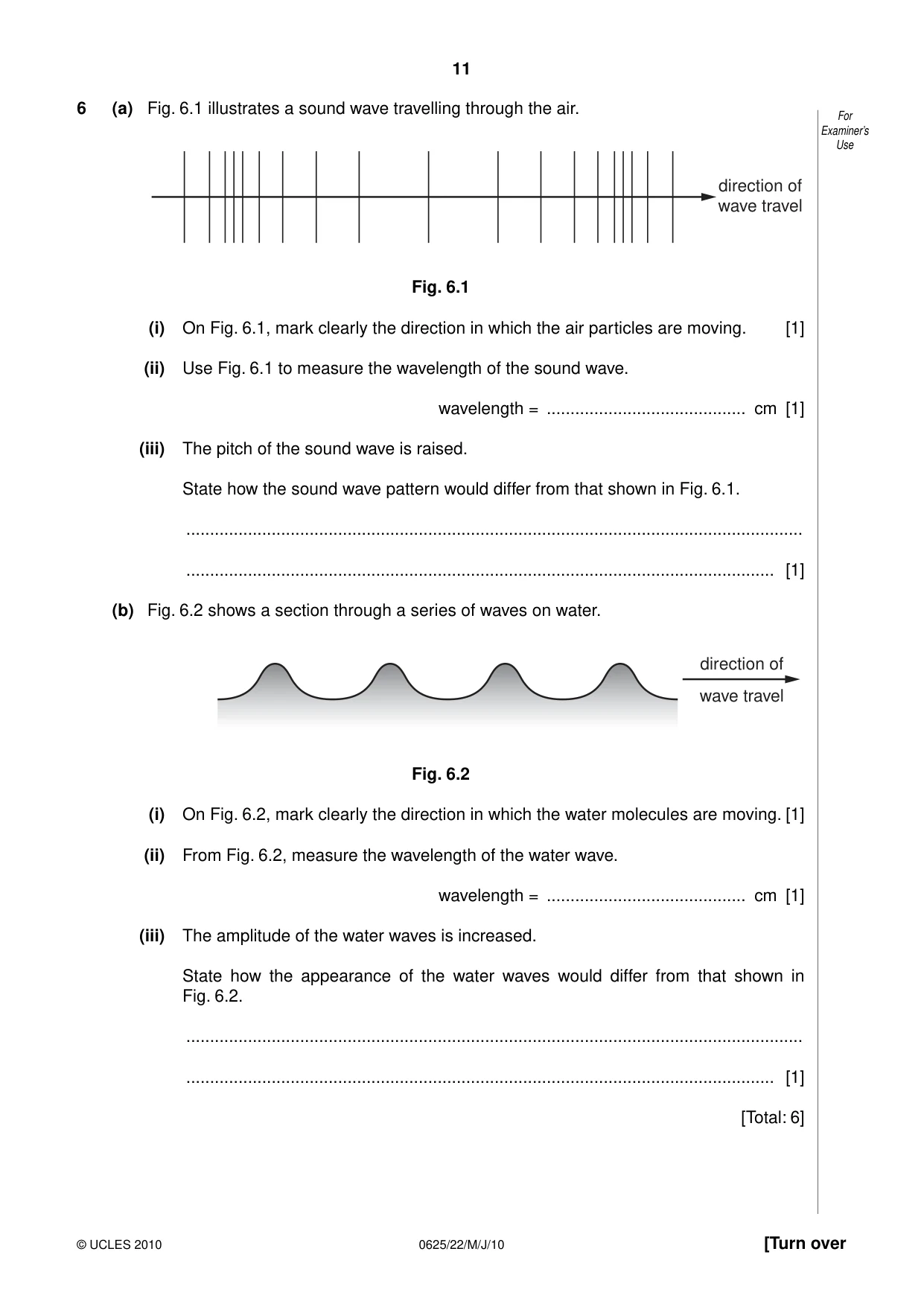 Cambridge IGCSE Physics 0625 2010 May/June Paper 2 · Variant 2 question paper, page 11 of 24