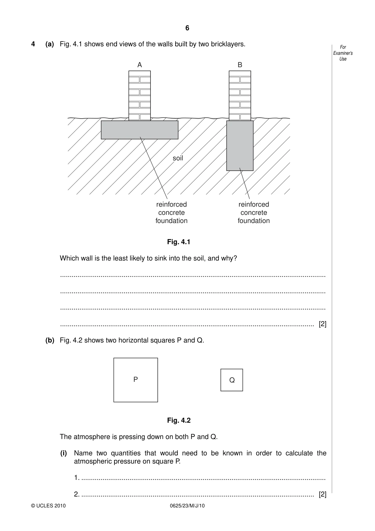 Cambridge IGCSE Physics 0625 2010 May/June Paper 2 · Variant 3 question paper, page 6 of 24