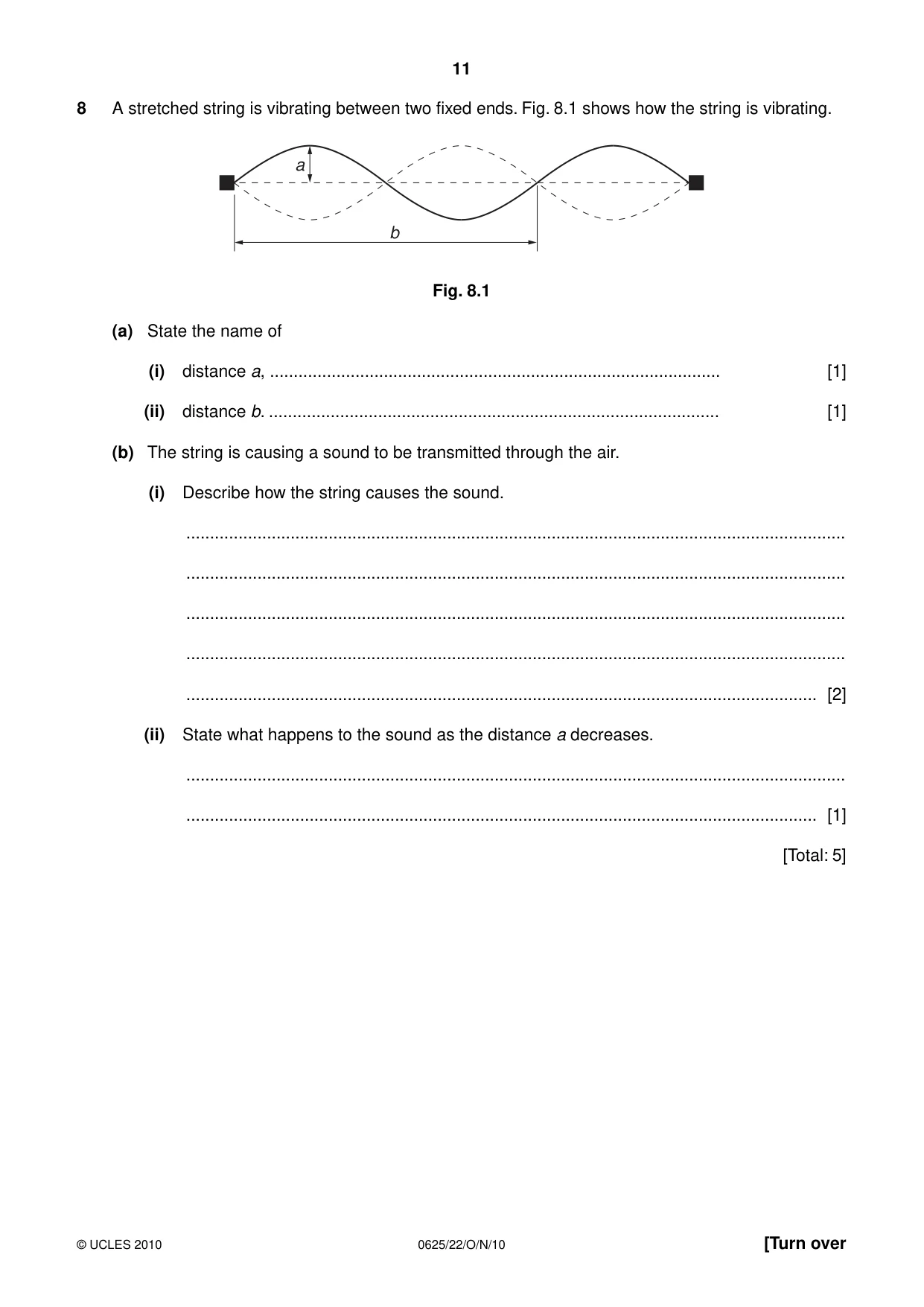 Cambridge IGCSE Physics 0625 2010 Oct/Nov Paper 2 · Variant 2 question paper, page 11 of 20