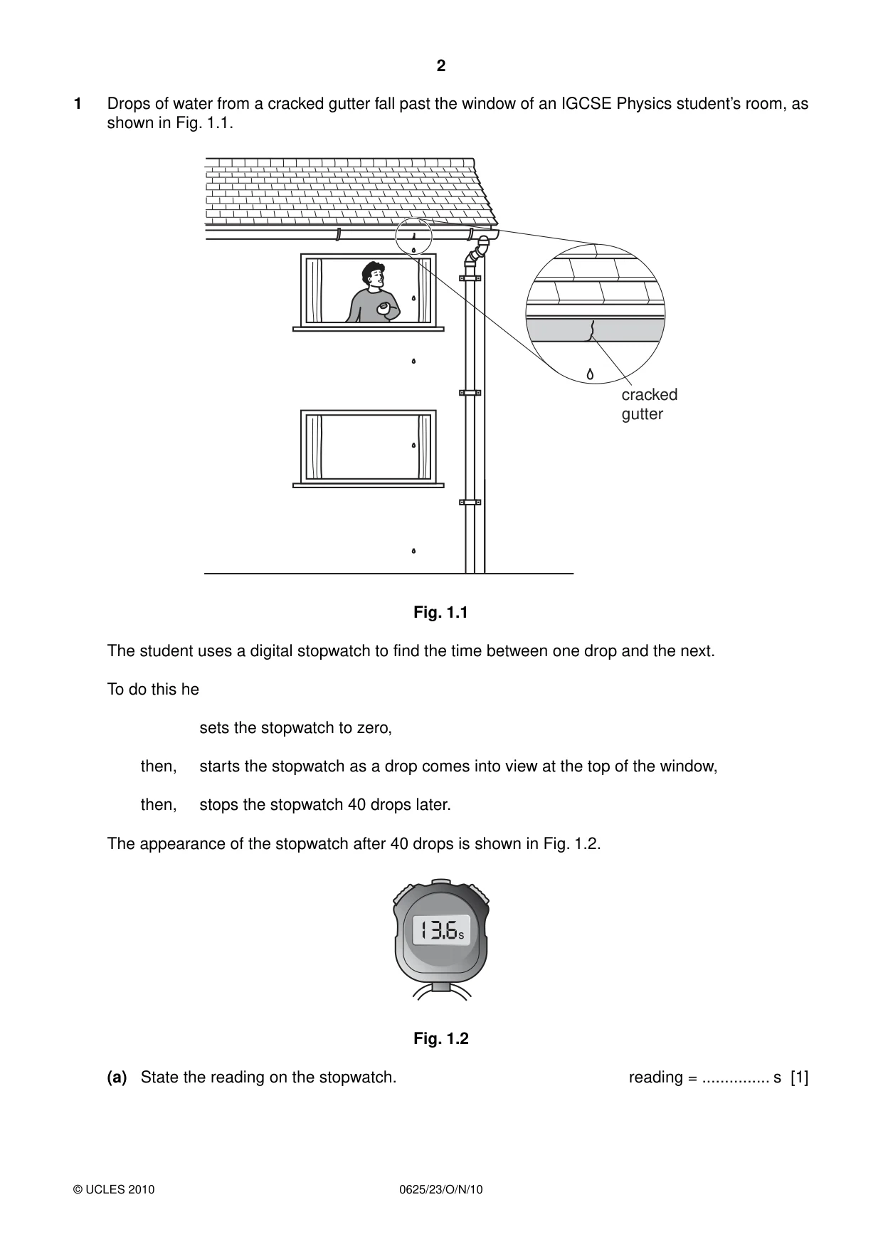 Cambridge IGCSE Physics 0625 2010 Oct/Nov Paper 2 · Variant 3 question paper, page 2 of 20
