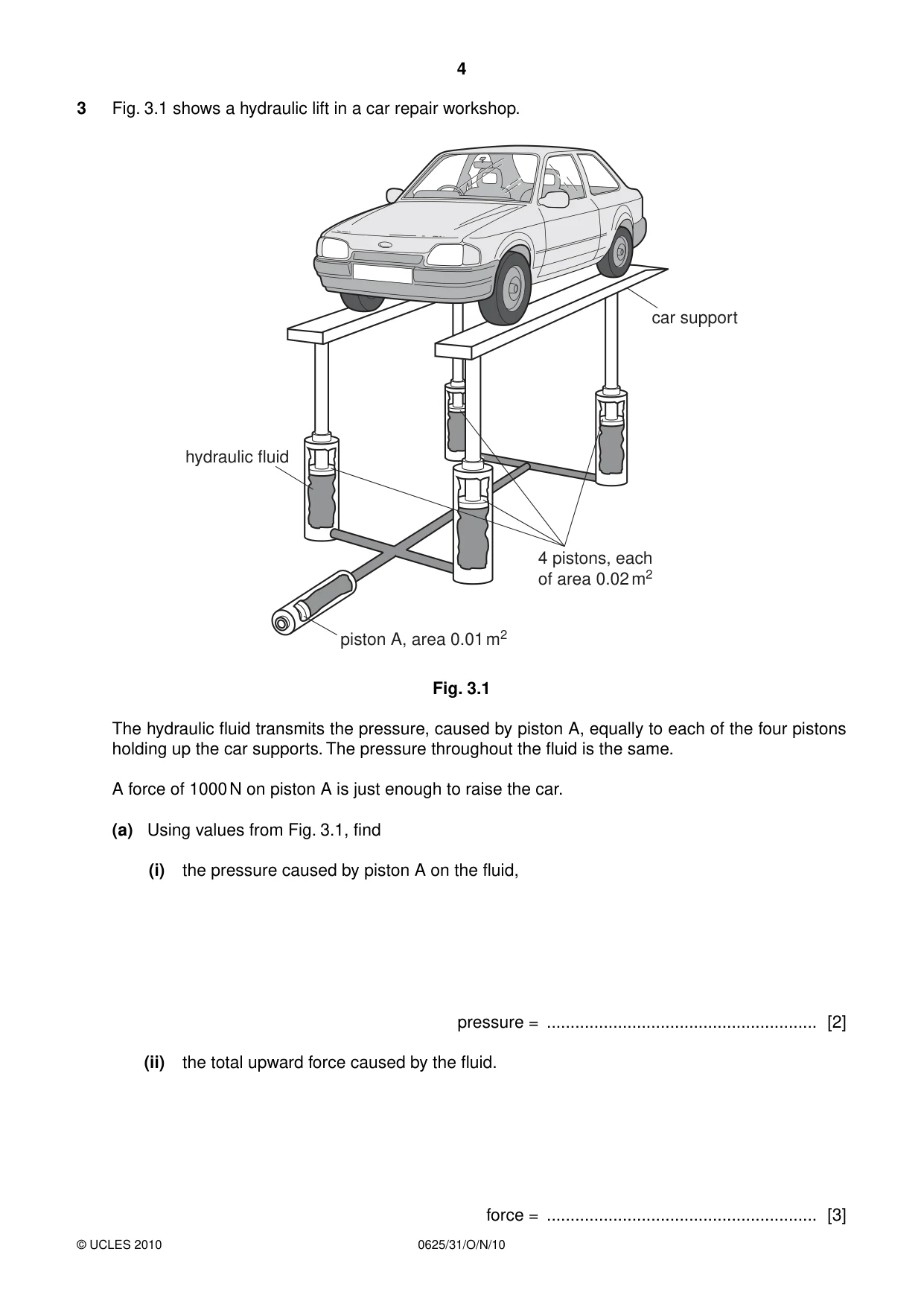Cambridge IGCSE Physics 0625 2010 Oct/Nov Paper 3 · Variant 1 question paper, page 4 of 20
