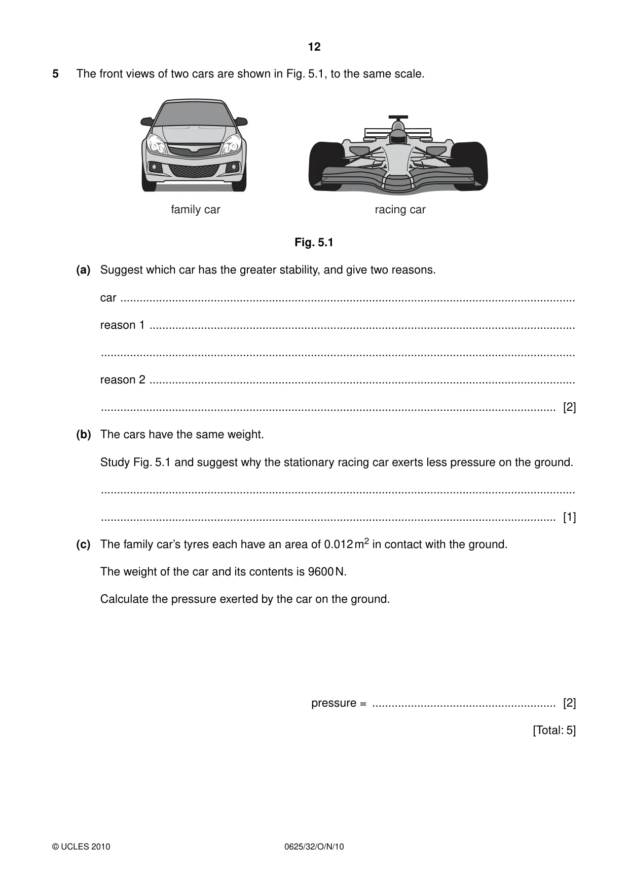 Cambridge IGCSE Physics 0625 2010 Oct/Nov Paper 3 · Variant 2 question paper, page 12 of 20