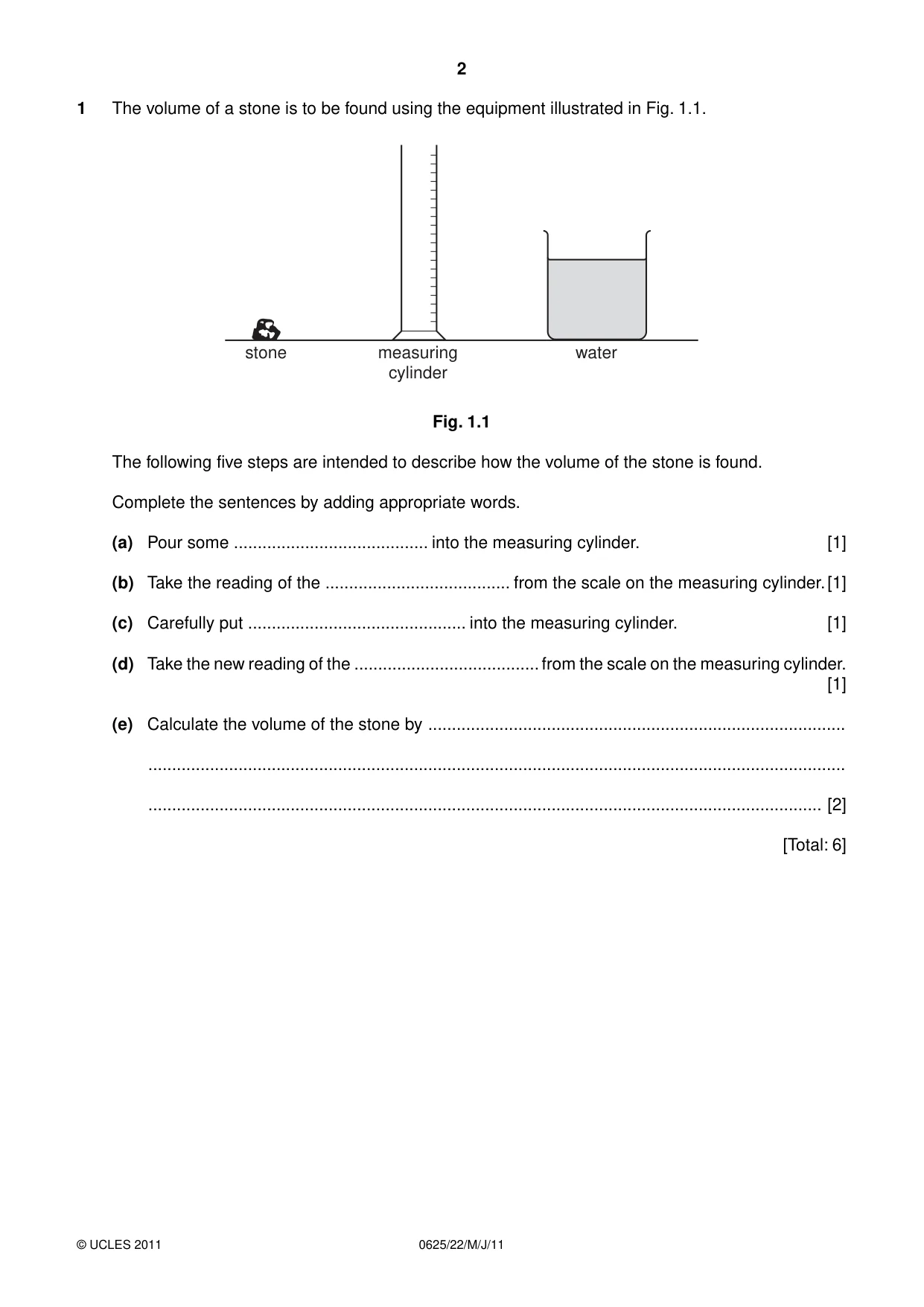 Cambridge IGCSE Physics 0625 2011 May/June Paper 2 · Variant 2 question paper, page 2 of 16