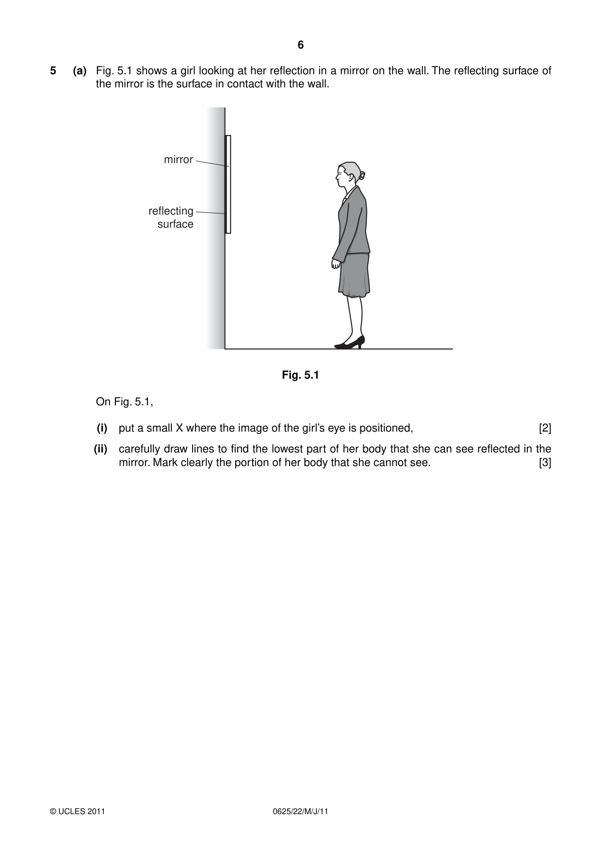 Cambridge IGCSE Physics 0625 2011 May/June Paper 2 · Variant 2 question paper, page 6 of 16