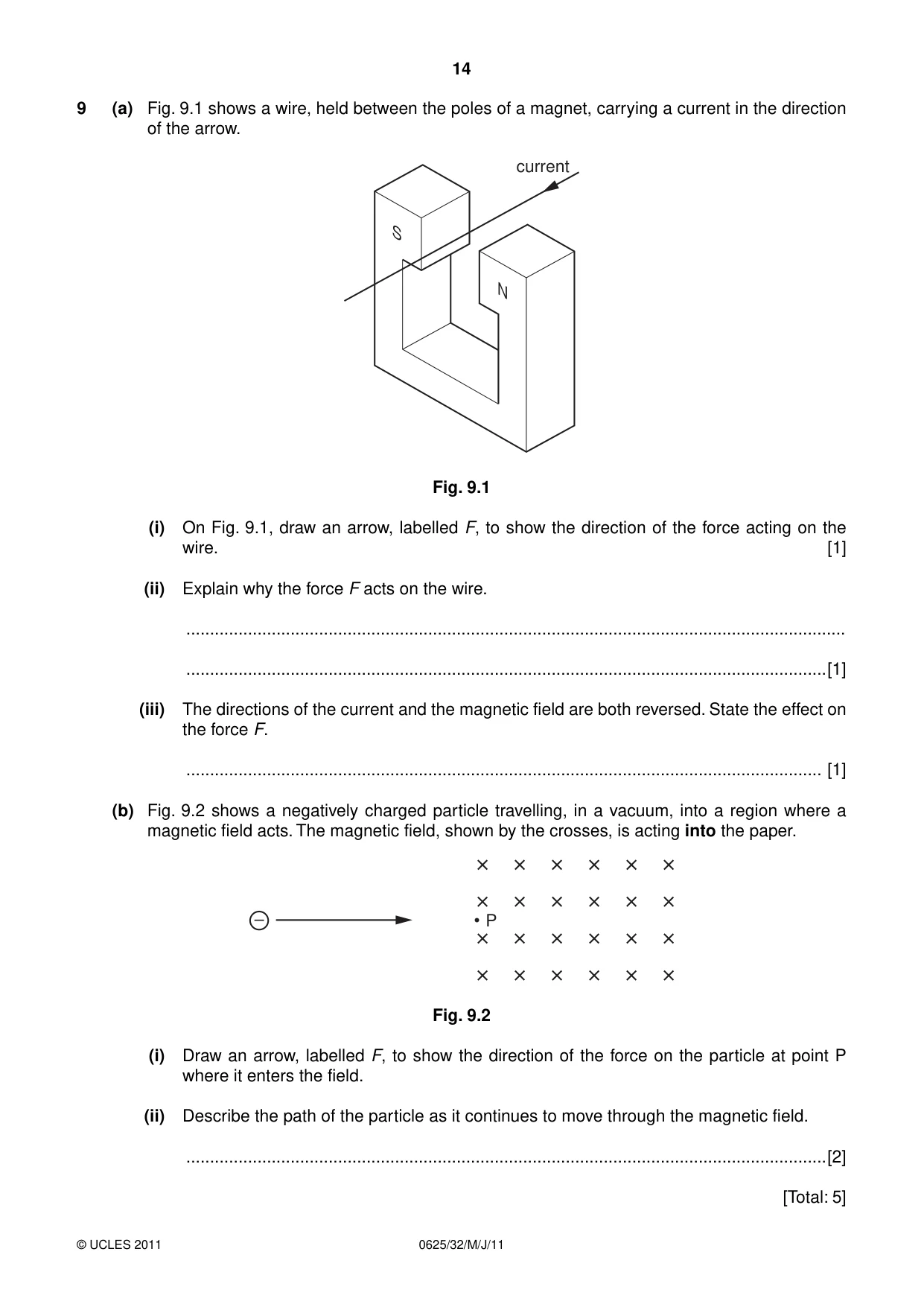 Cambridge IGCSE Physics 0625 2011 May/June Paper 3 · Variant 2 question paper, page 14 of 16