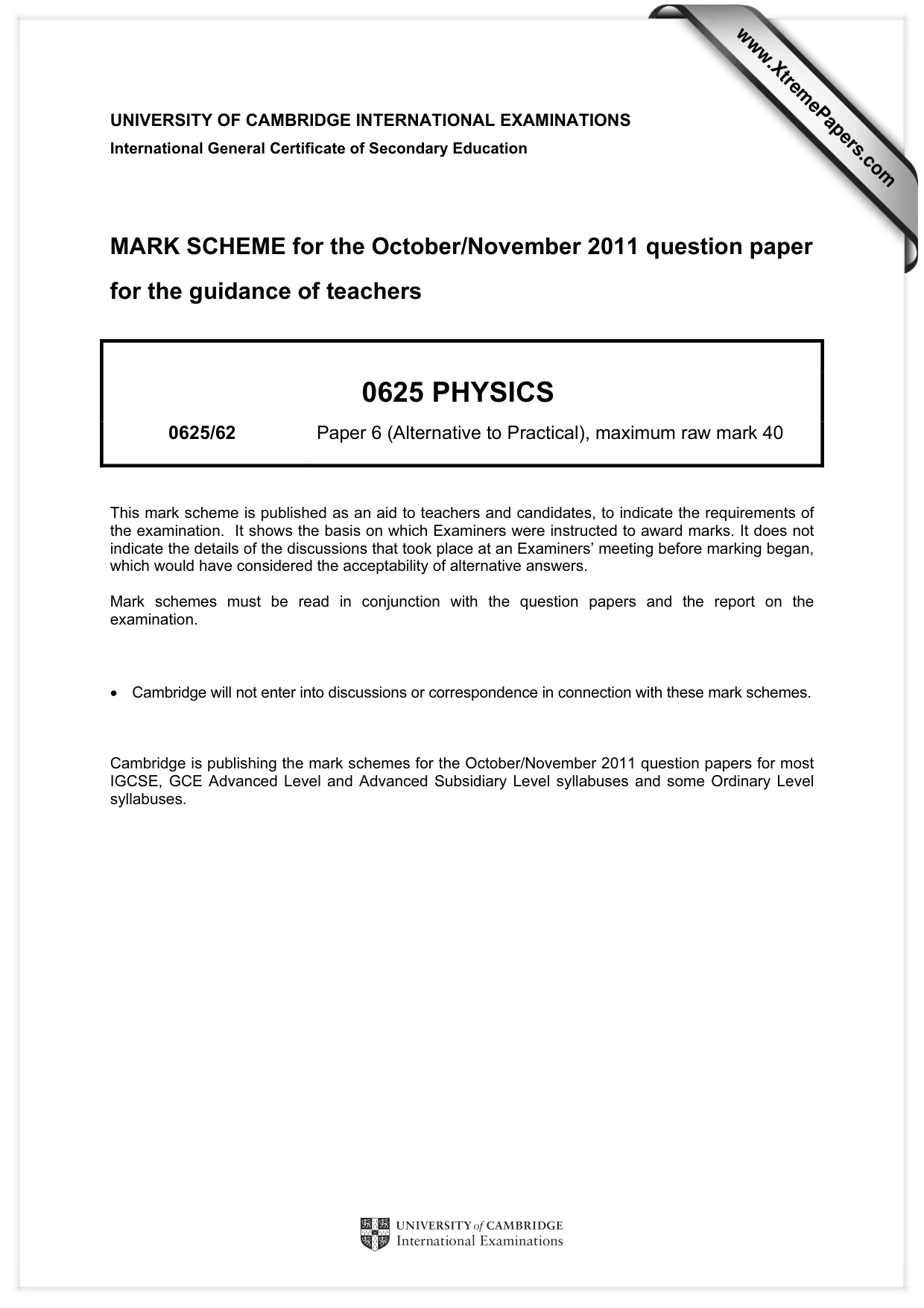 Mark scheme, page 1 of 4