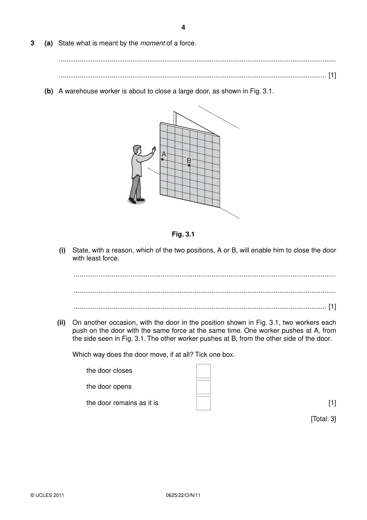 Cambridge IGCSE Physics 0625 2011 Oct/Nov Paper 2 · Variant 2 question paper, page 4 of 16