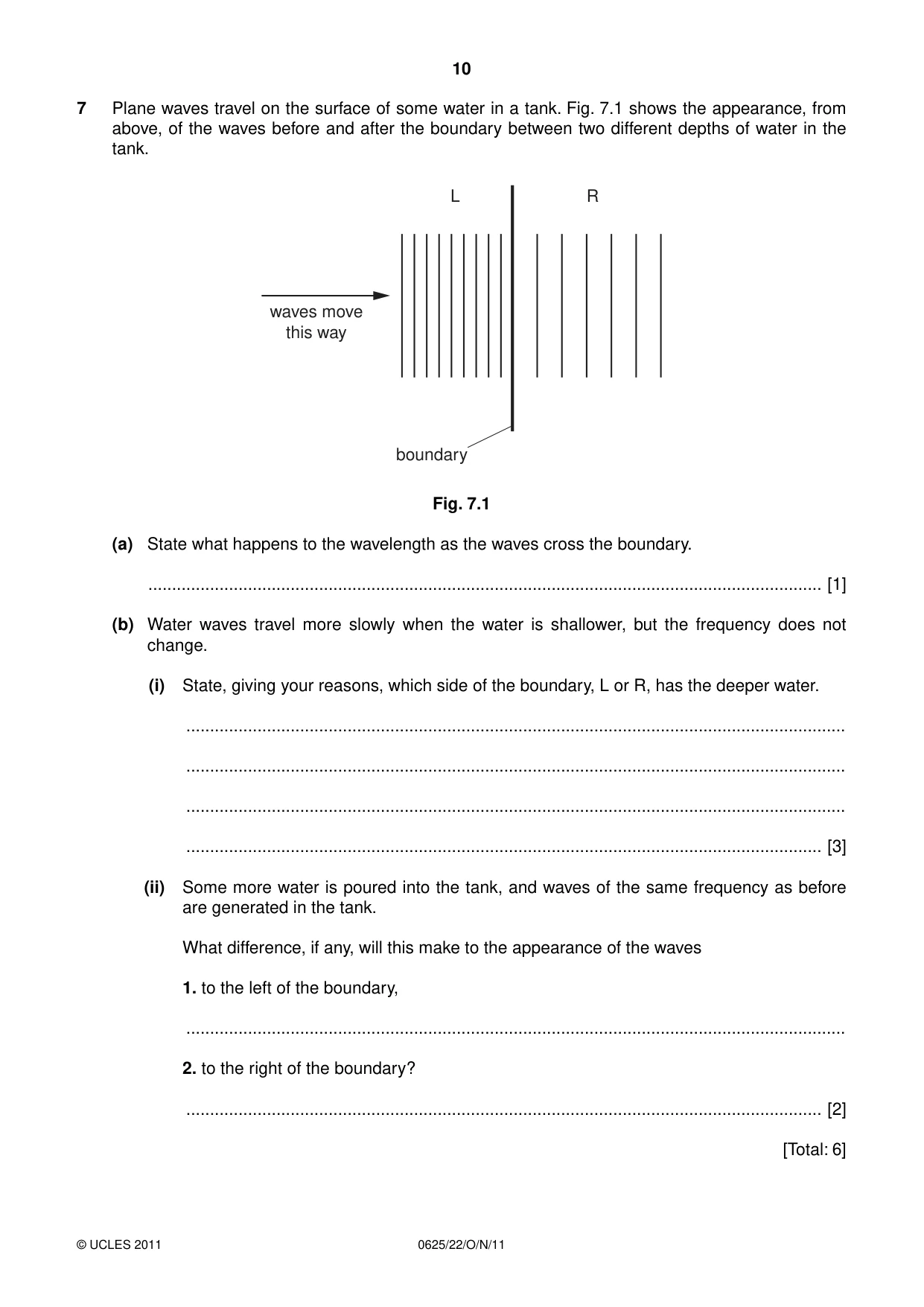 Cambridge IGCSE Physics 0625 2011 Oct/Nov Paper 2 · Variant 2 question paper, page 10 of 16