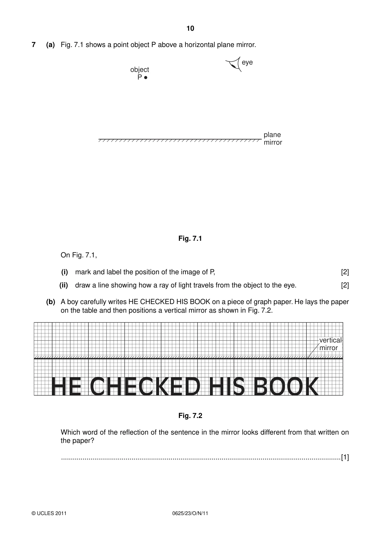 Cambridge IGCSE Physics 0625 2011 Oct/Nov Paper 2 · Variant 3 question paper, page 10 of 20