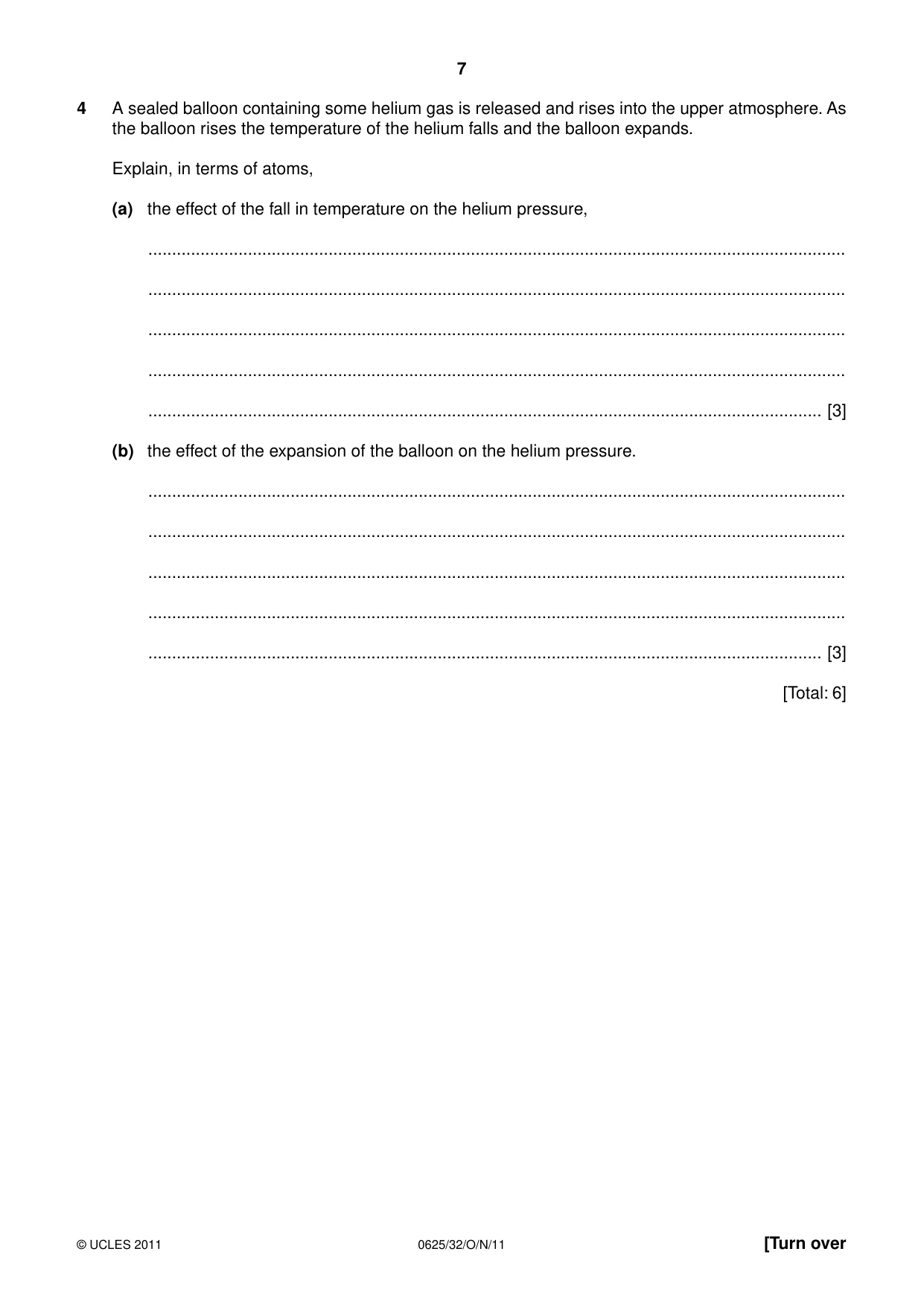 Cambridge IGCSE Physics 0625 2011 Oct/Nov Paper 3 · Variant 2 question paper, page 7 of 20