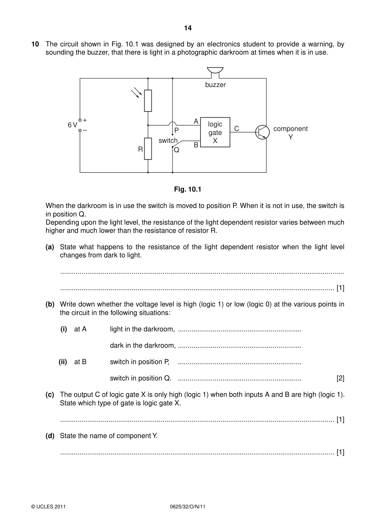 Cambridge IGCSE Physics 0625 2011 Oct/Nov Paper 3 · Variant 2 question paper, page 14 of 20