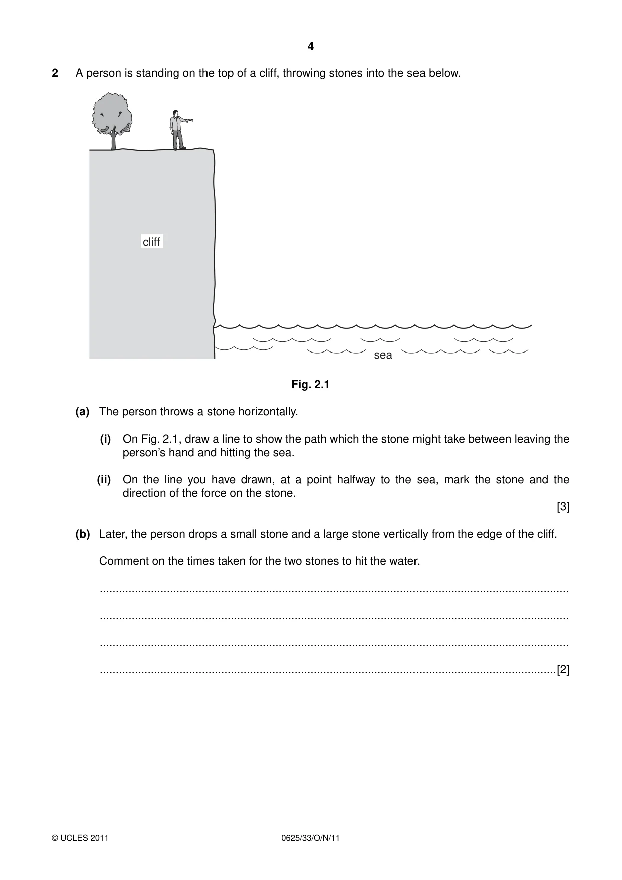 Cambridge IGCSE Physics 0625 2011 Oct/Nov Paper 3 · Variant 3 question paper, page 4 of 20
