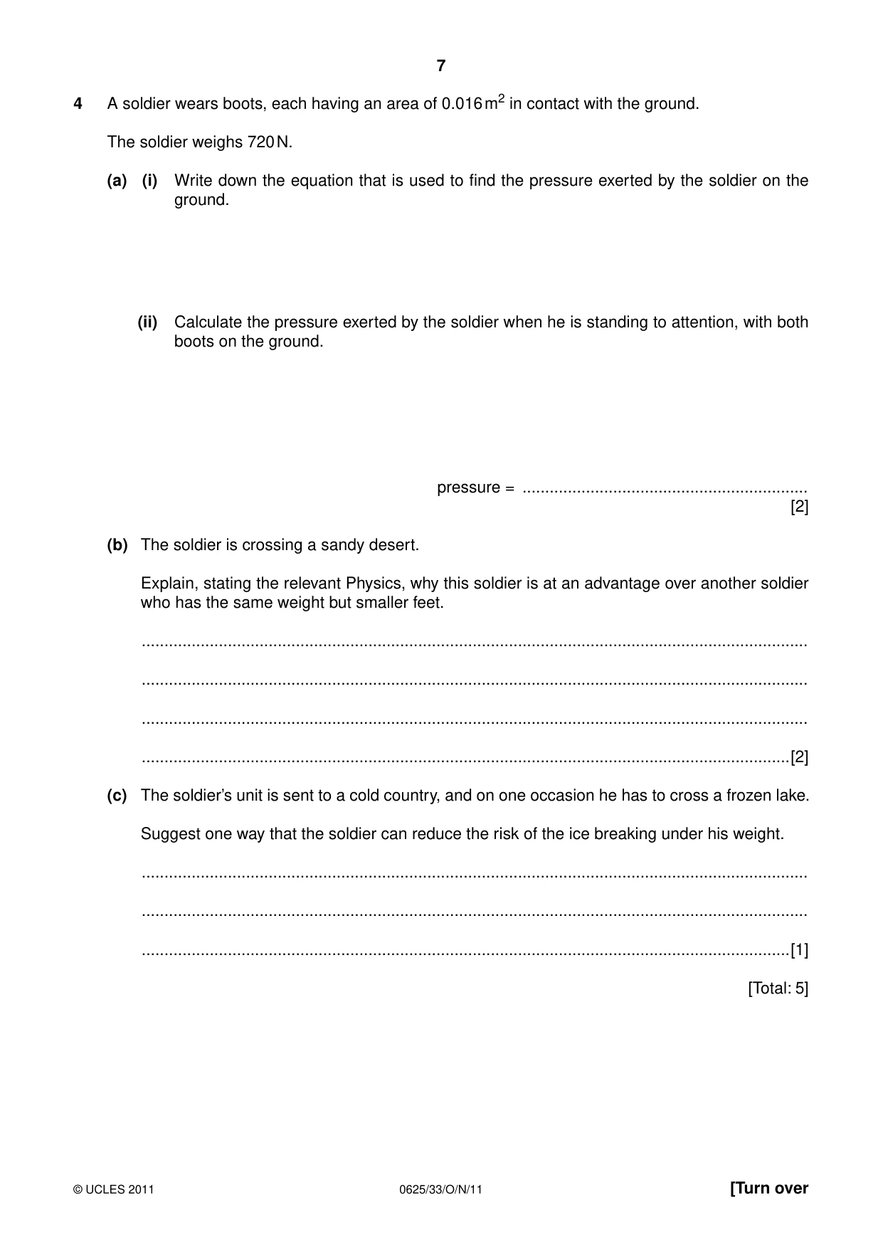Cambridge IGCSE Physics 0625 2011 Oct/Nov Paper 3 · Variant 3 question paper, page 7 of 20