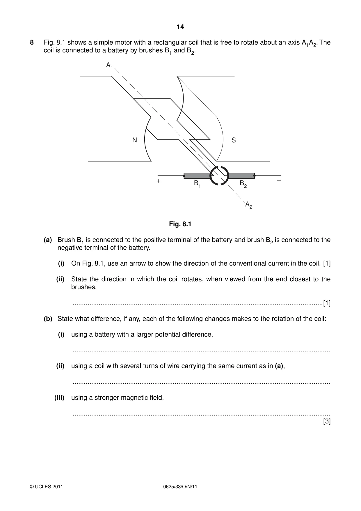 Cambridge IGCSE Physics 0625 2011 Oct/Nov Paper 3 · Variant 3 question paper, page 14 of 20