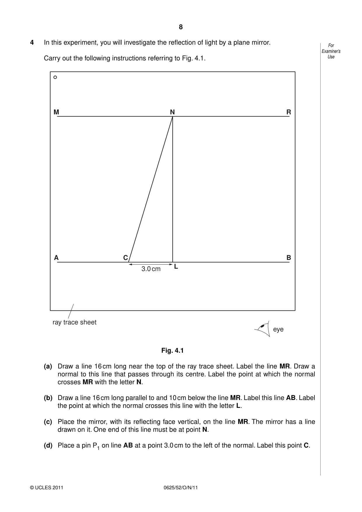 Cambridge IGCSE Physics 0625 2011 Oct/Nov Paper 5 · Variant 2 question paper, page 8 of 12