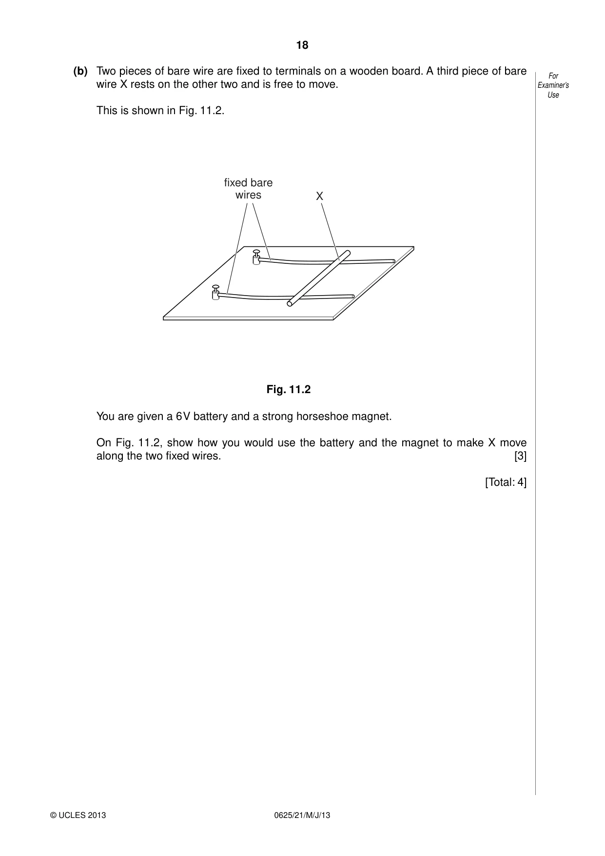 Cambridge IGCSE Physics 0625 2013 May/June Paper 2 · Variant 1 question paper, page 18 of 20