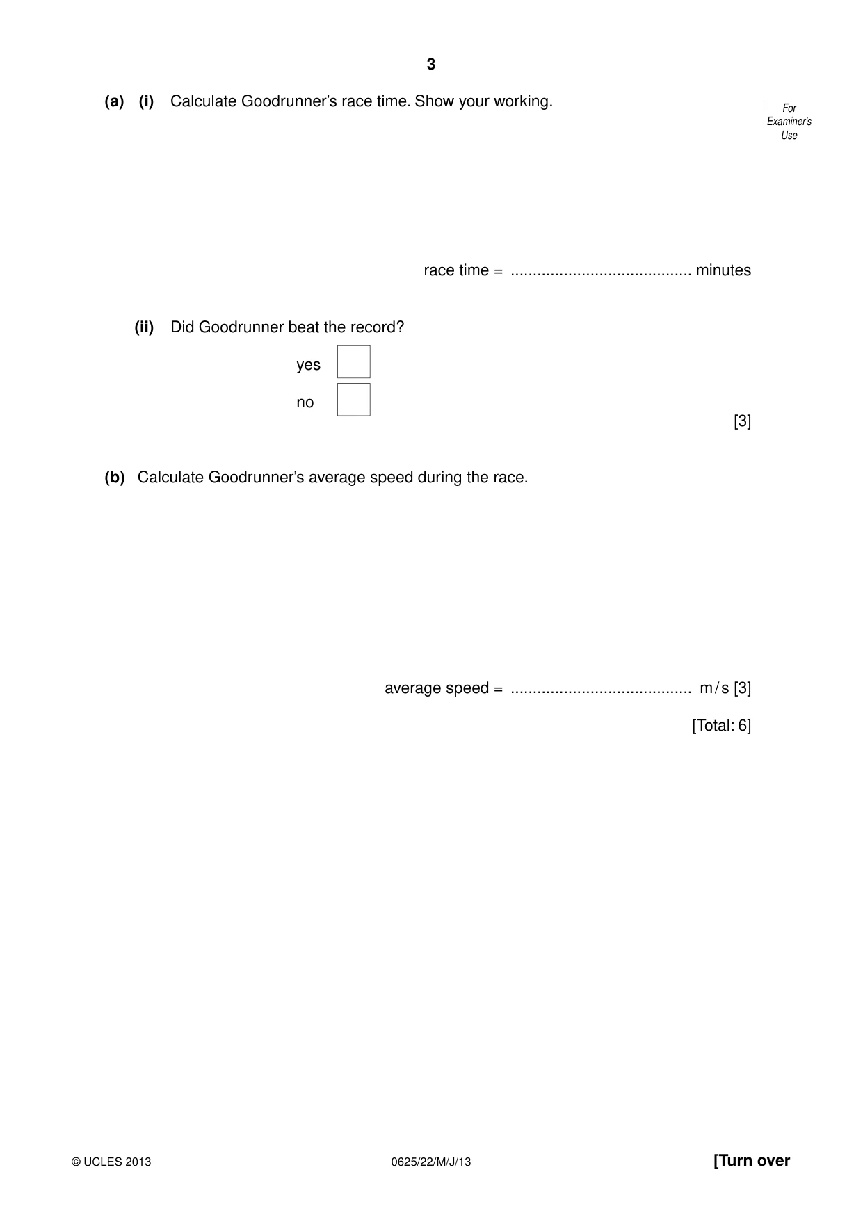 Cambridge IGCSE Physics 0625 2013 May/June Paper 2 · Variant 2 question paper, page 3 of 20