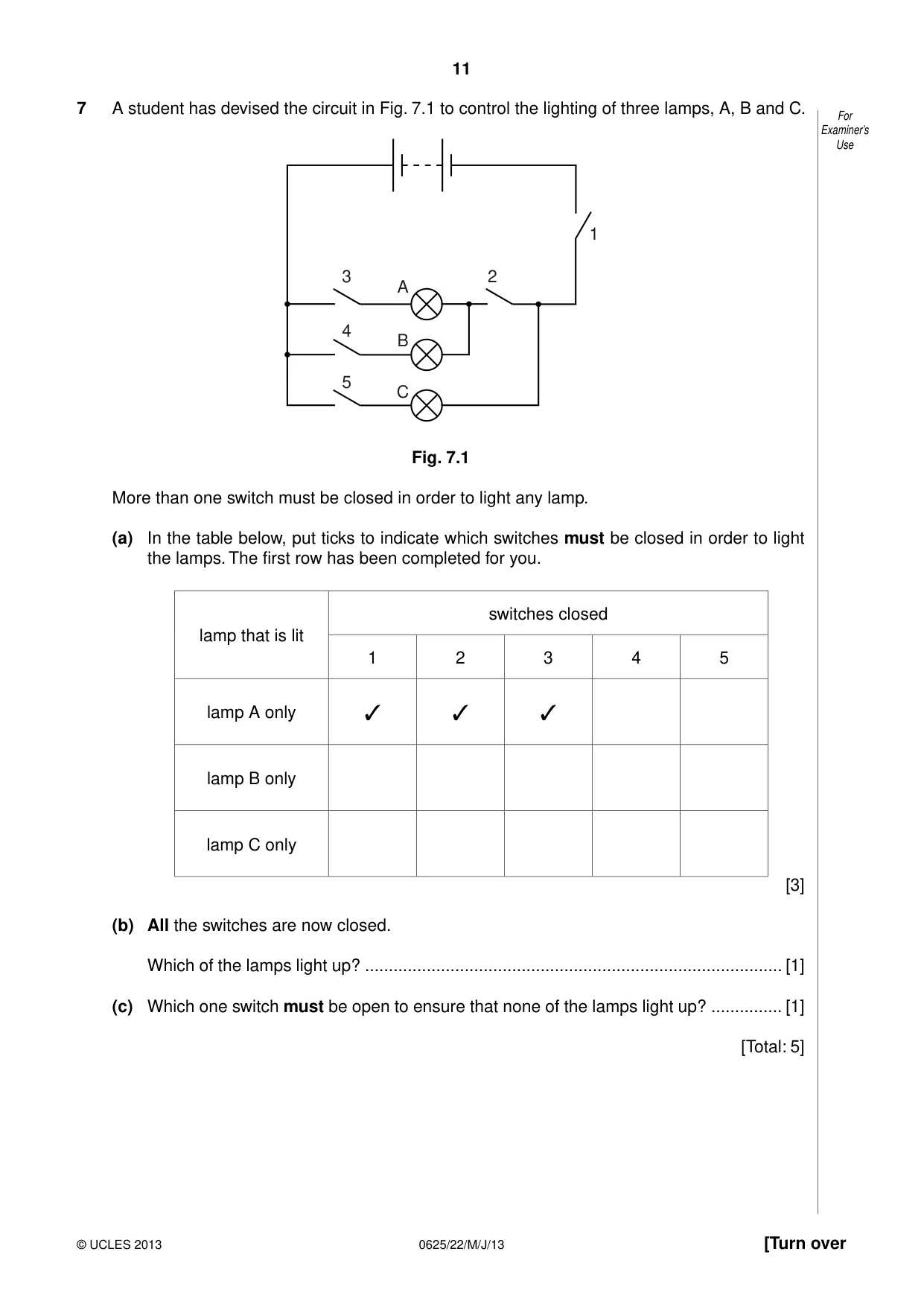 Cambridge IGCSE Physics 0625 2013 May/June Paper 2 · Variant 2 question paper, page 11 of 20