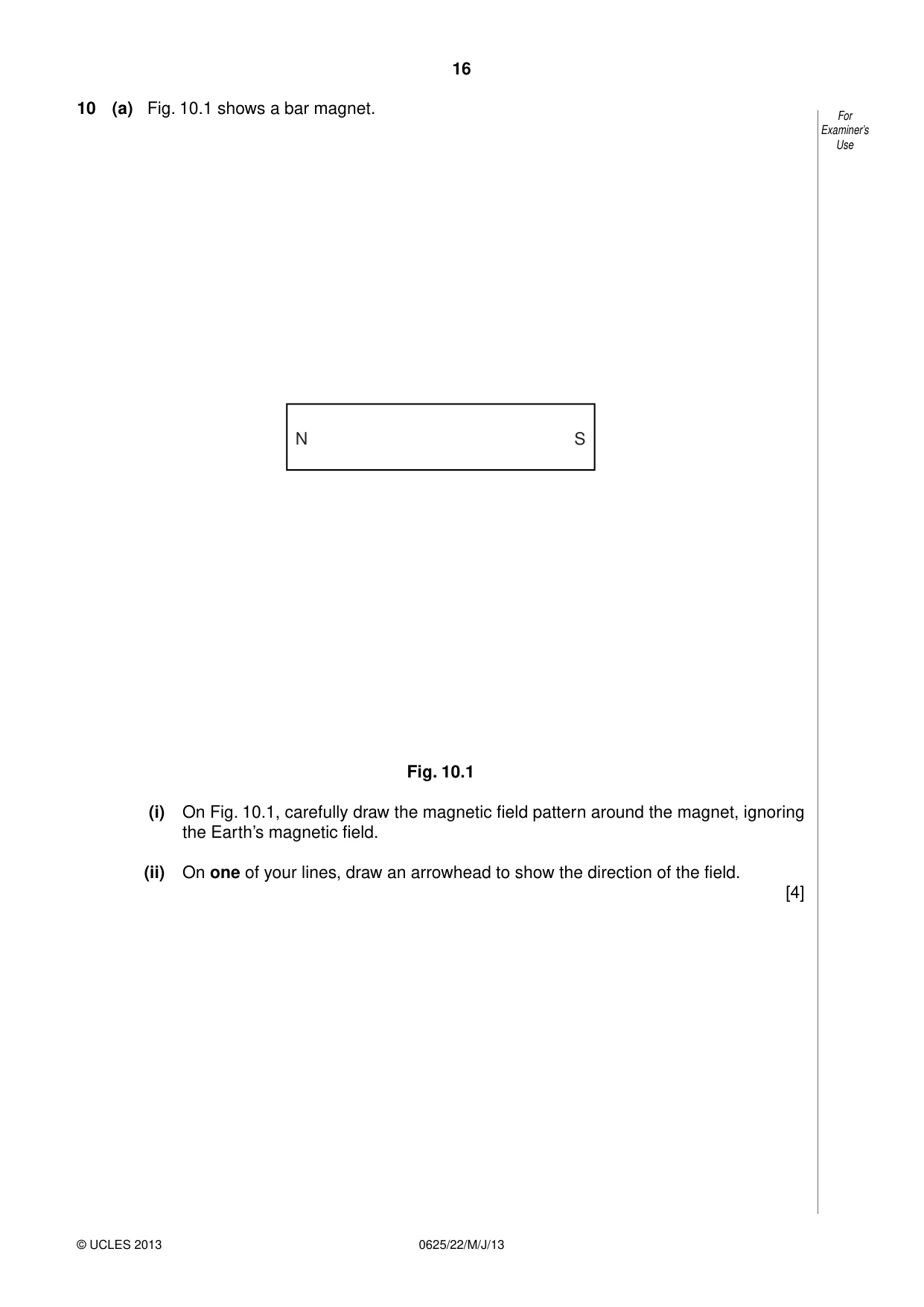 Cambridge IGCSE Physics 0625 2013 May/June Paper 2 · Variant 2 question paper, page 16 of 20