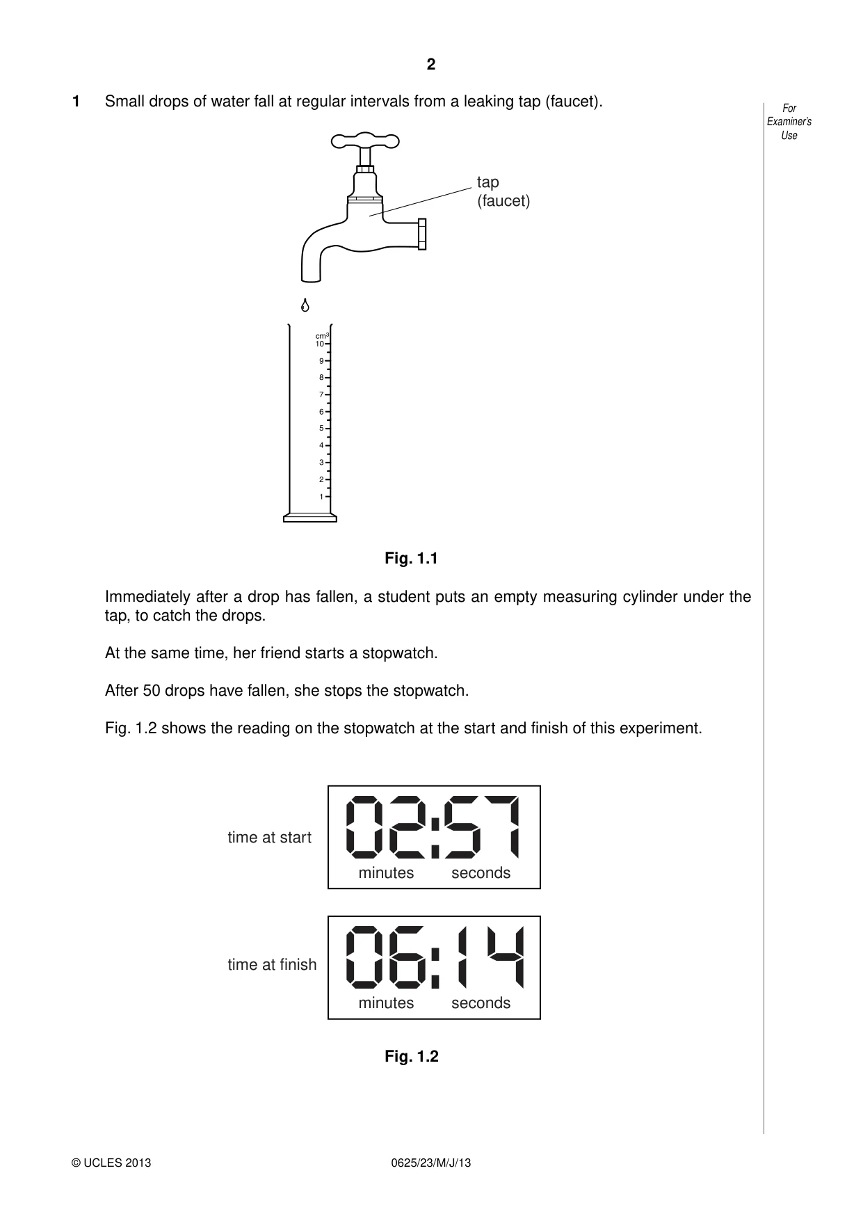 Cambridge IGCSE Physics 0625 2013 May/June Paper 2 · Variant 3 question paper, page 2 of 16