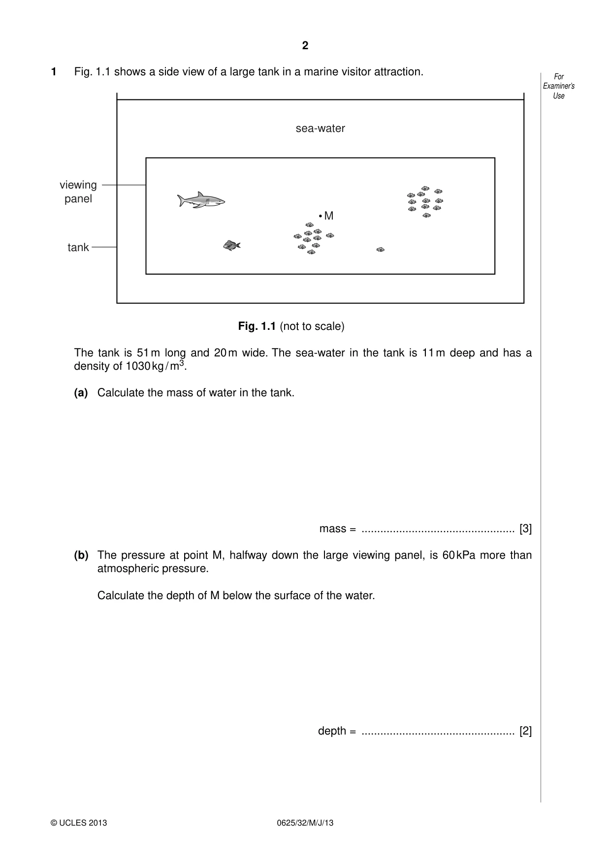 Cambridge IGCSE Physics 0625 2013 May/June Paper 3 · Variant 2 question paper, page 2 of 20