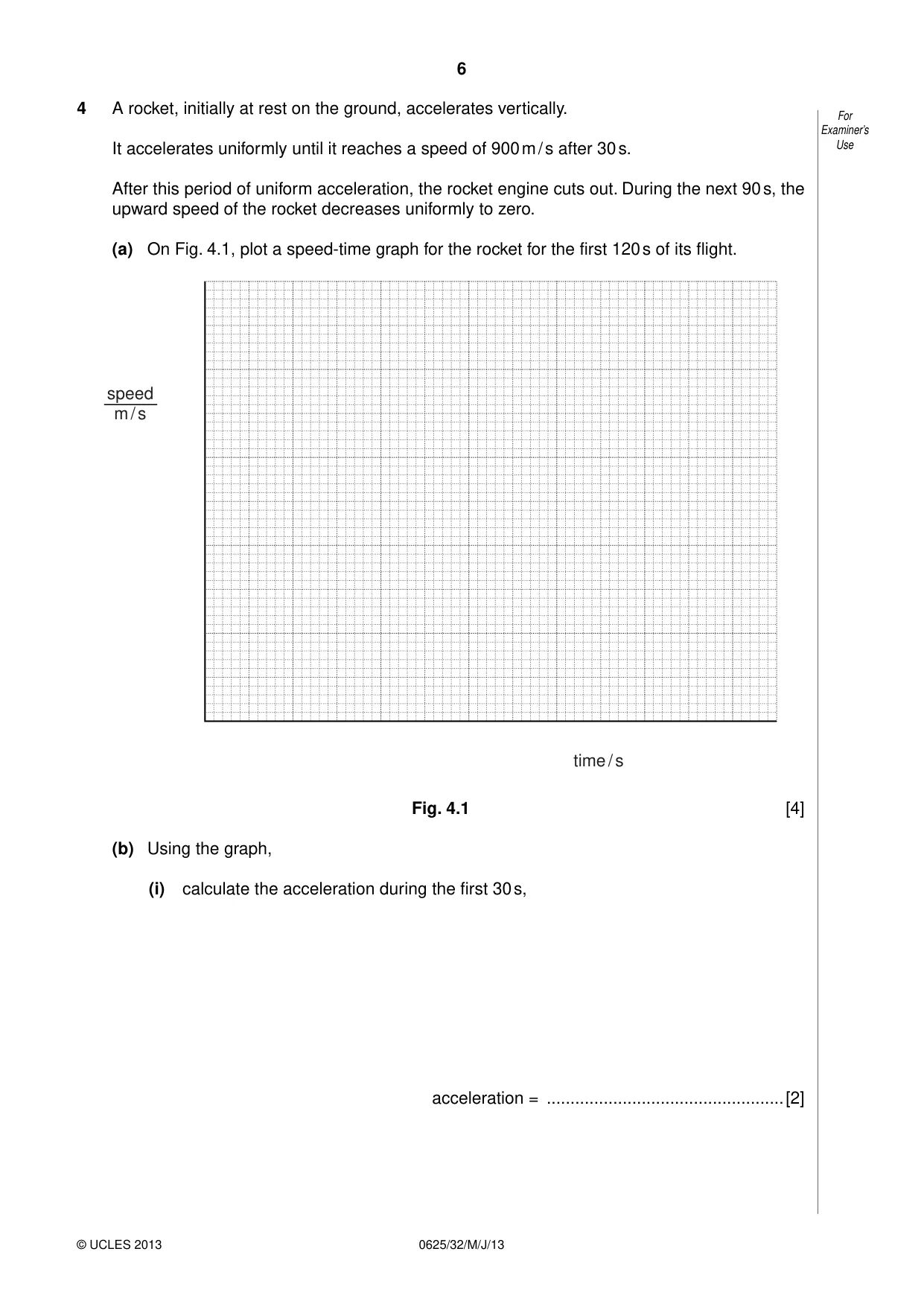 Cambridge IGCSE Physics 0625 2013 May/June Paper 3 · Variant 2 question paper, page 6 of 20