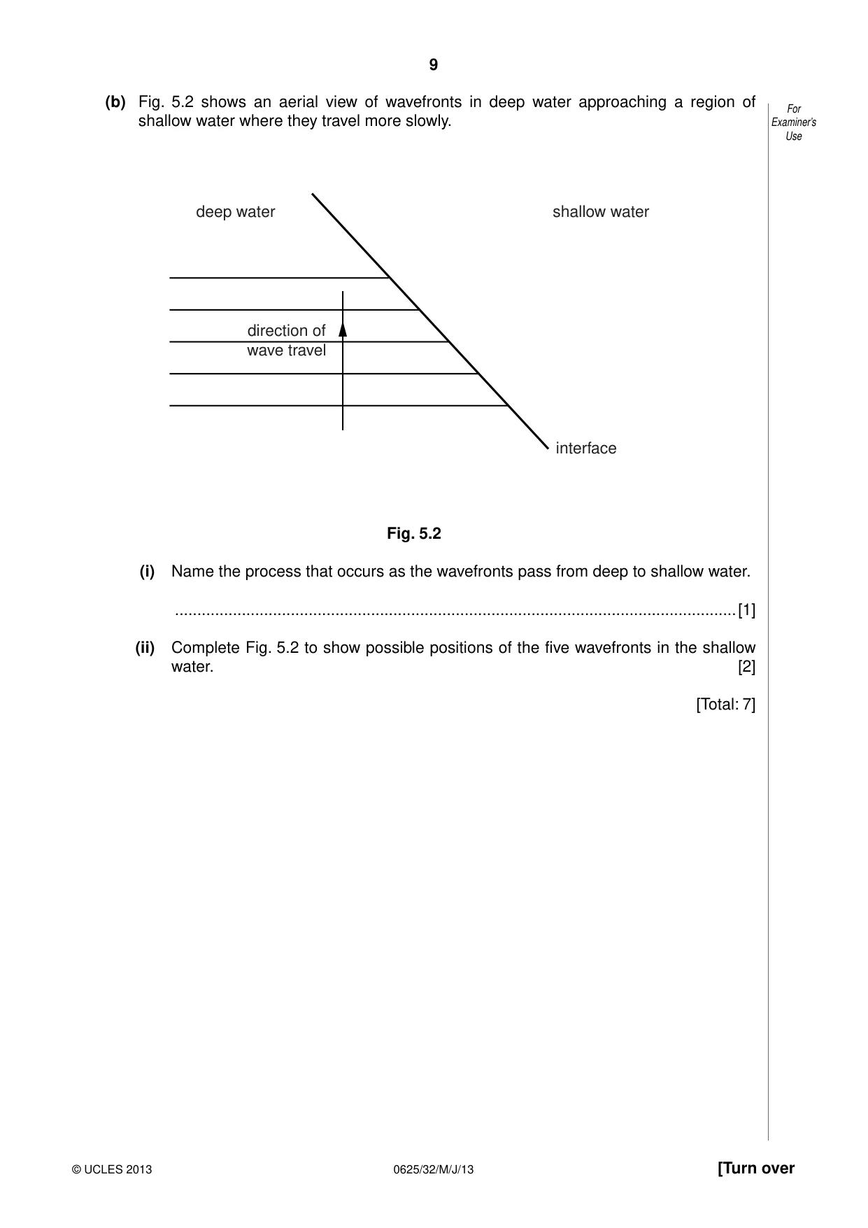 Cambridge IGCSE Physics 0625 2013 May/June Paper 3 · Variant 2 question paper, page 9 of 20