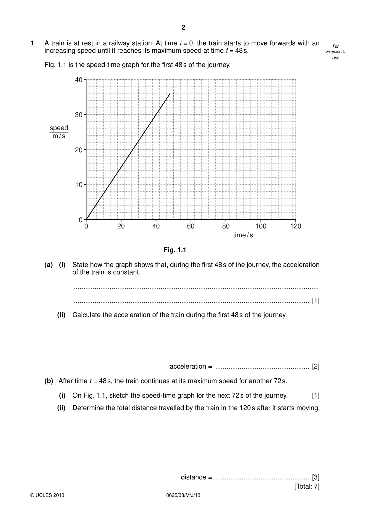 Cambridge IGCSE Physics 0625 2013 May/June Paper 3 · Variant 3 question paper, page 2 of 16