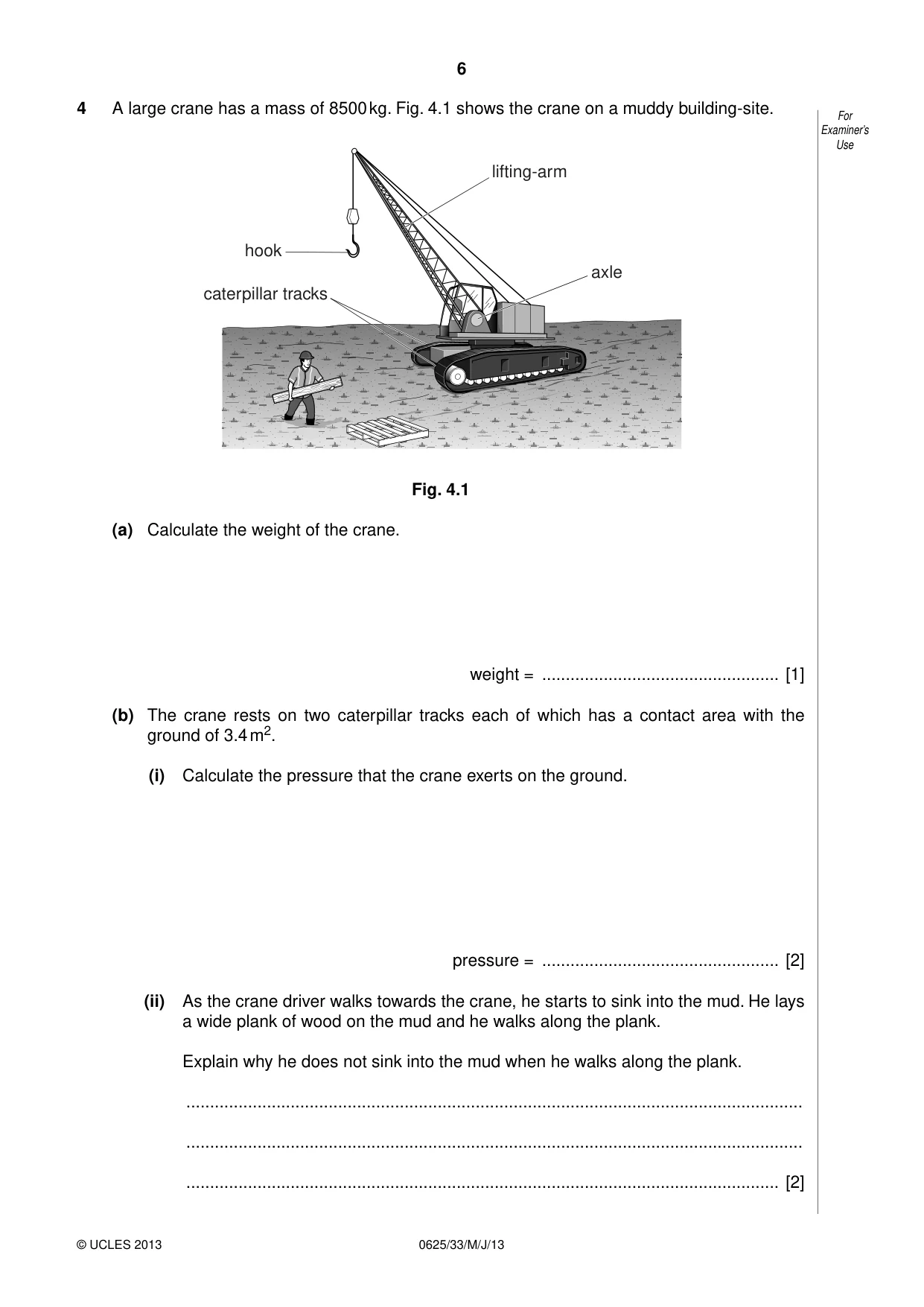 Cambridge IGCSE Physics 0625 2013 May/June Paper 3 · Variant 3 question paper, page 6 of 16